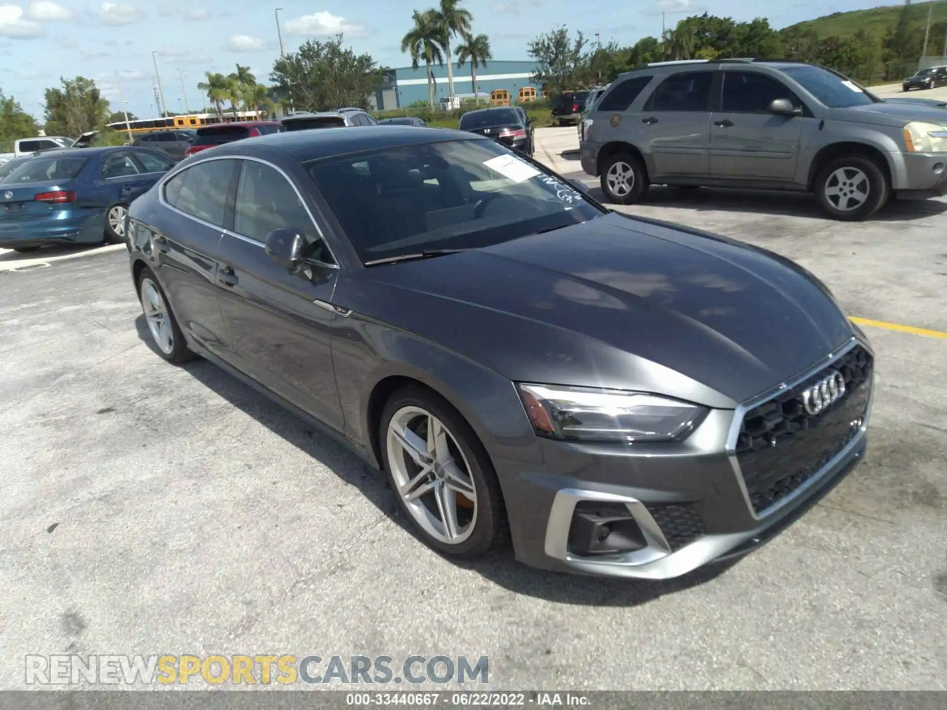 1 fotografías del automóvil dañado WAUDACF5XMA012057 AUDI A5 SPORTBACK 2021