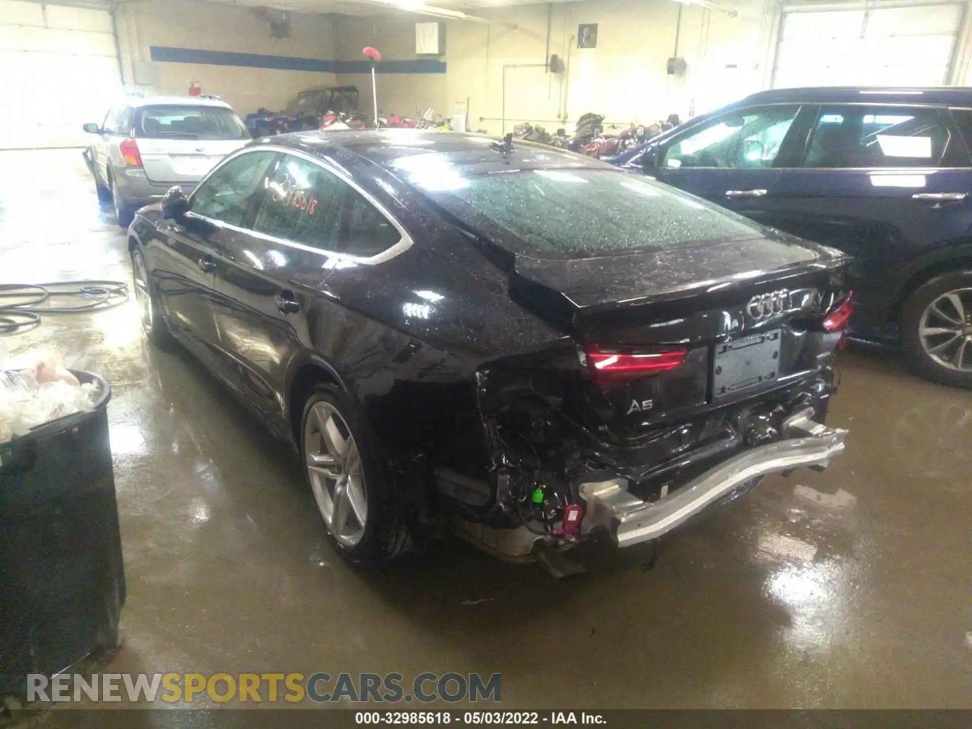 3 fotografías del automóvil dañado WAUDACF5XMA024810 AUDI A5 SPORTBACK 2021