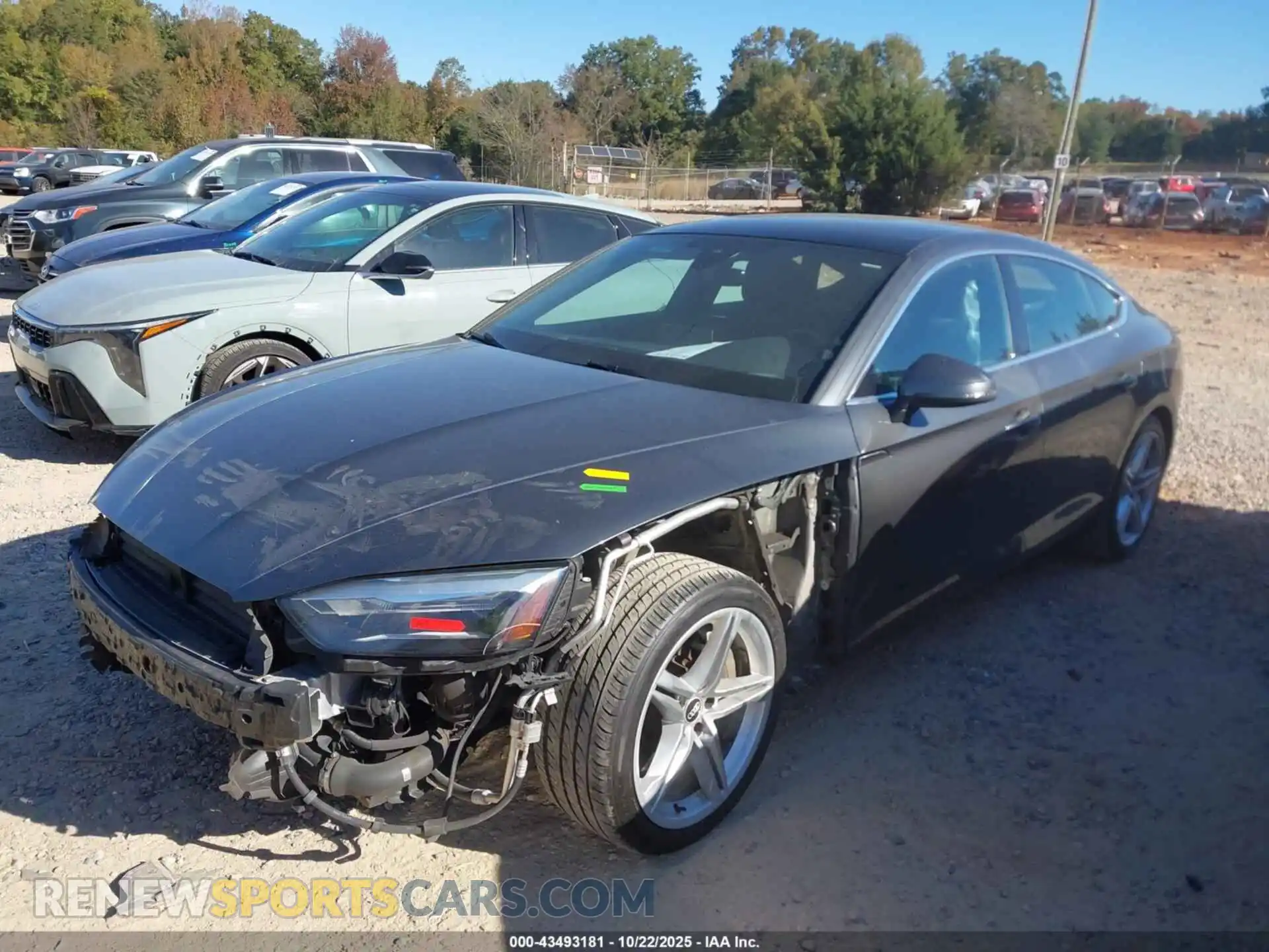2 fotografías del automóvil dañado WAUDACF5XMA044247 AUDI A5 SPORTBACK 2021