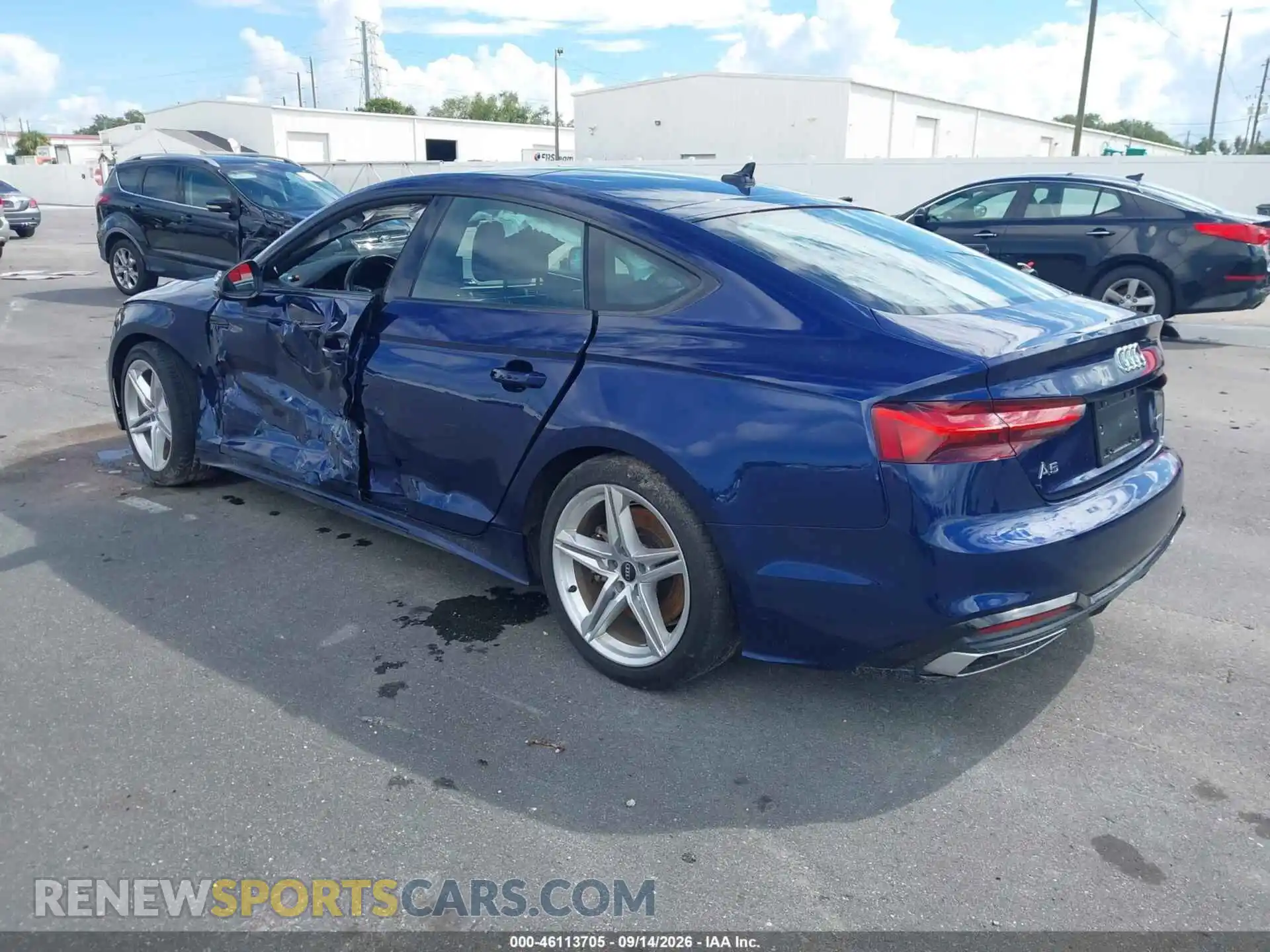 3 Photograph of a damaged car WAUDACF5XMA044698 AUDI A5 SPORTBACK 2021