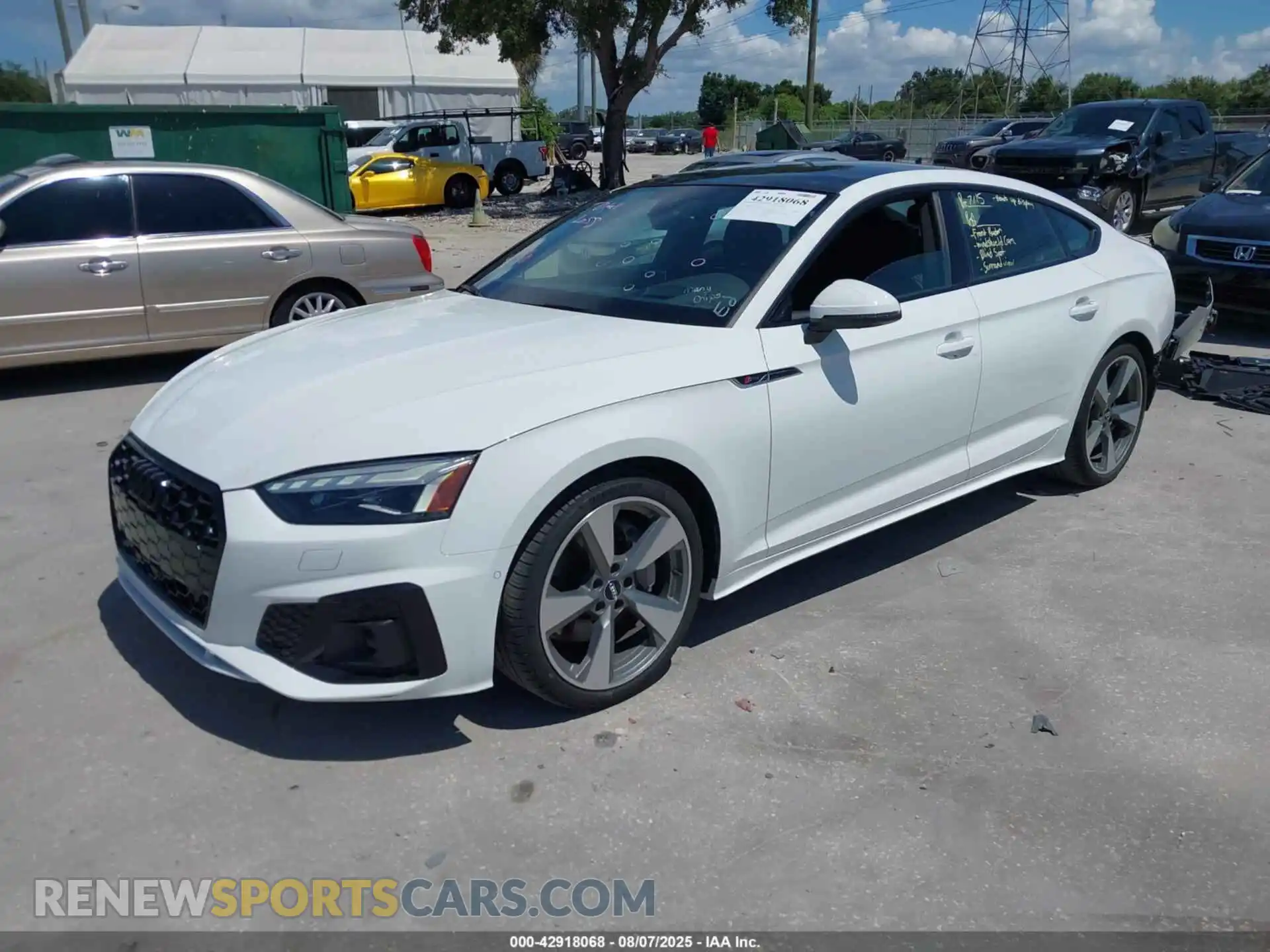2 Photograph of a damaged car WAUEACF54MA005187 AUDI A5 SPORTBACK 2021
