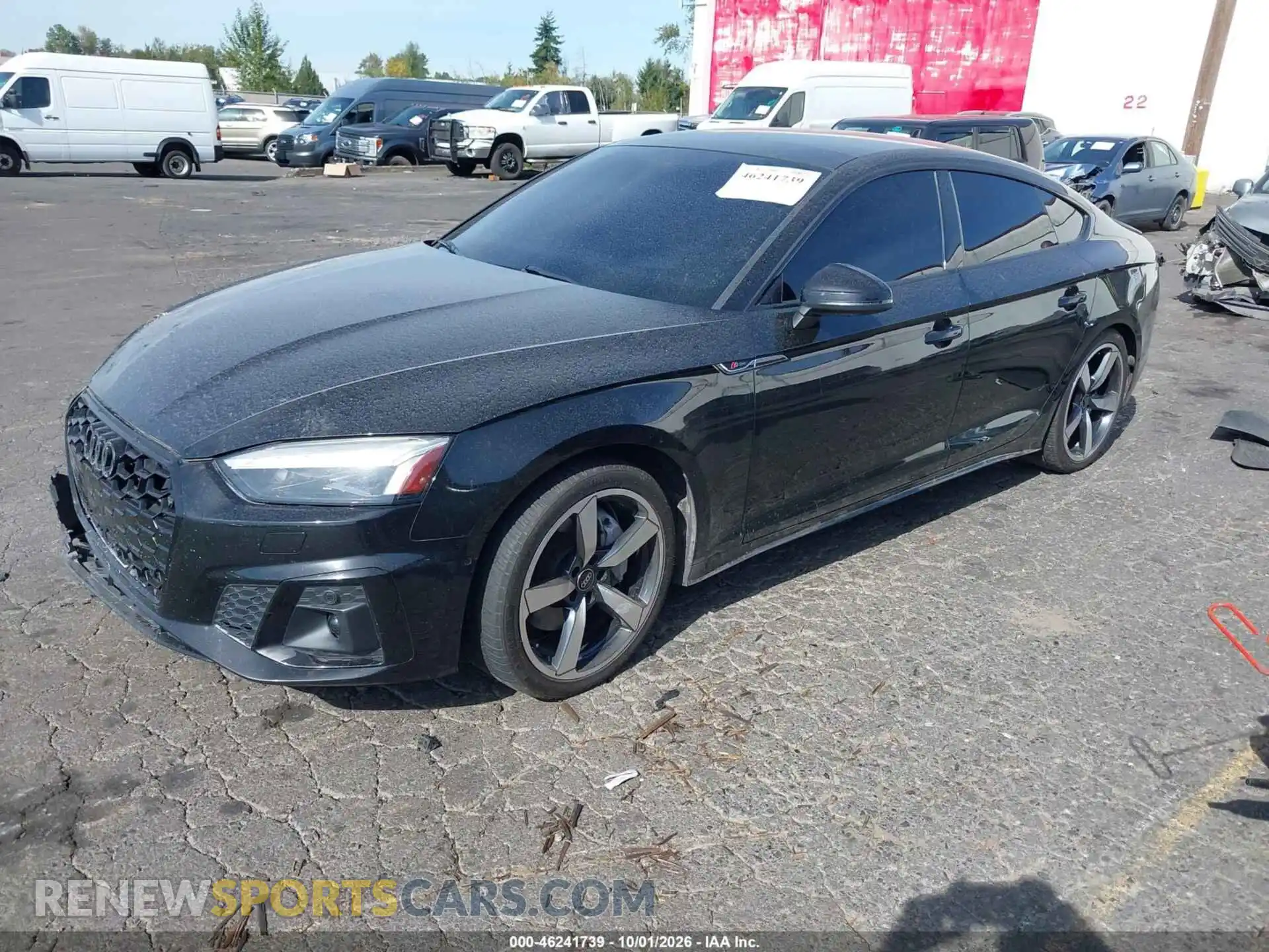2 Фотография поврежденного автомобиля WAUEADF5XMA048227 AUDI A5 SPORTBACK 2021