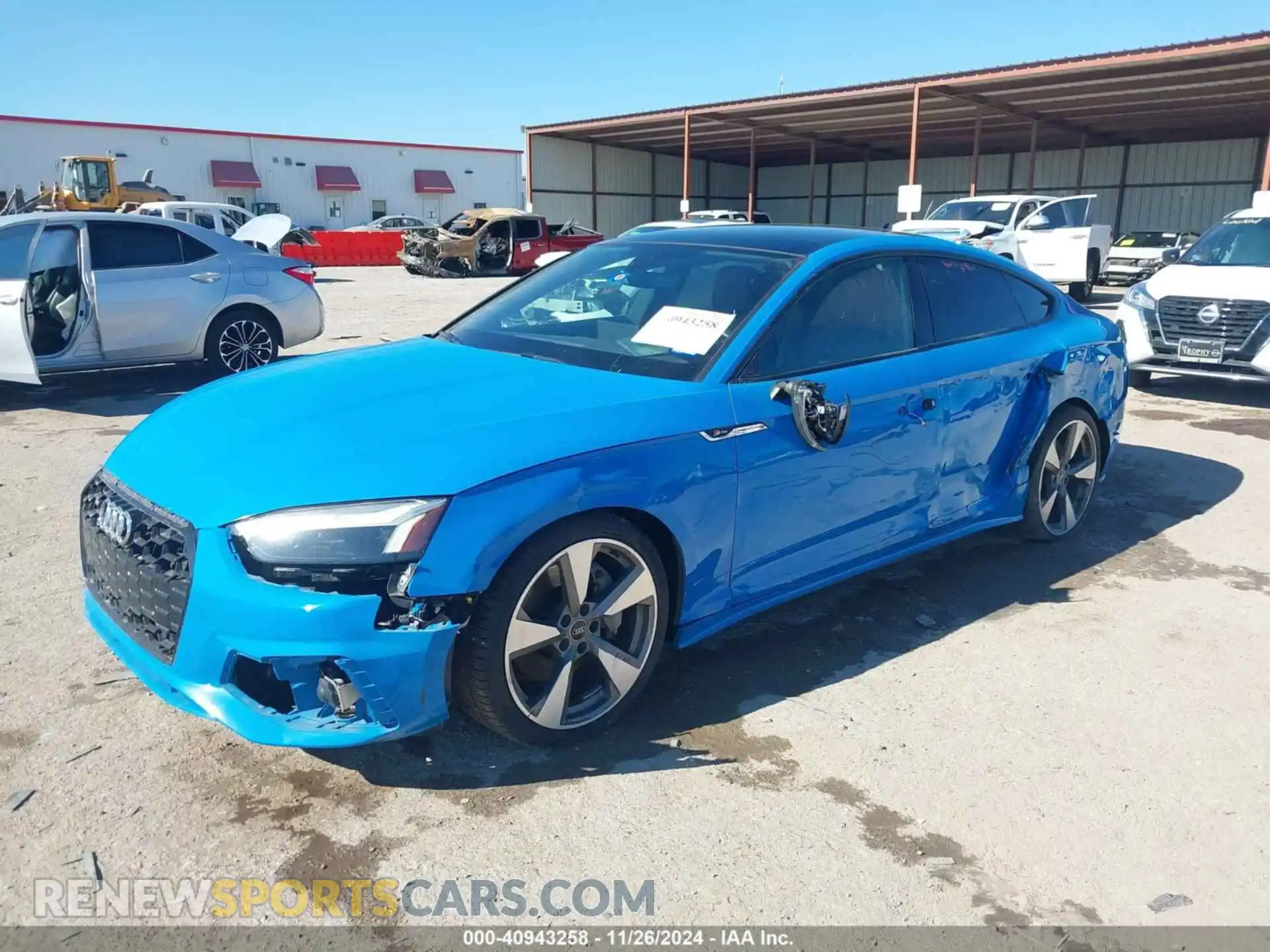 2 Фотография поврежденного автомобиля WAUFACF51MA042587 AUDI A5 SPORTBACK 2021