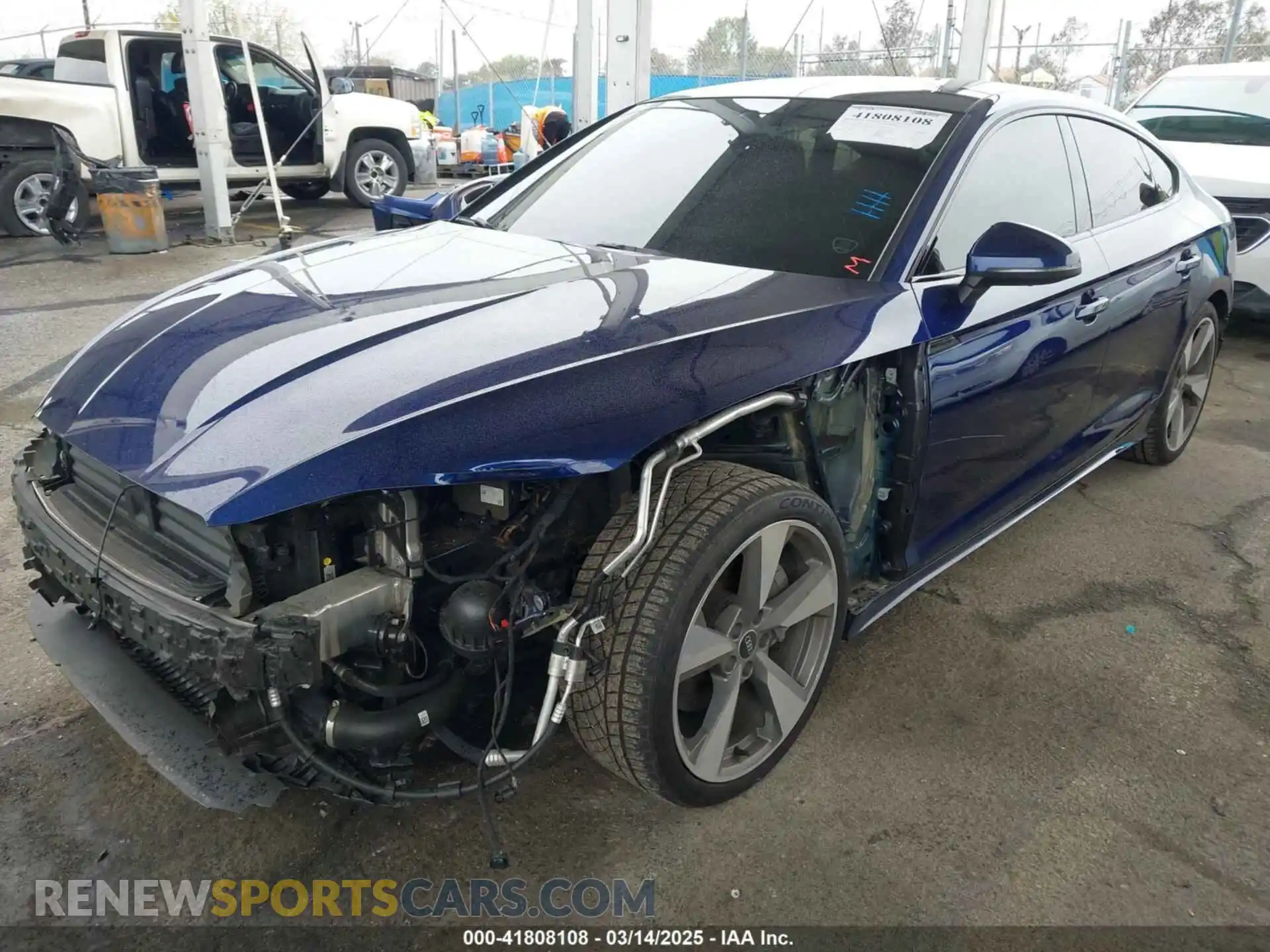 2 Photograph of a damaged car WAUFACF52MA062945 AUDI A5 SPORTBACK 2021