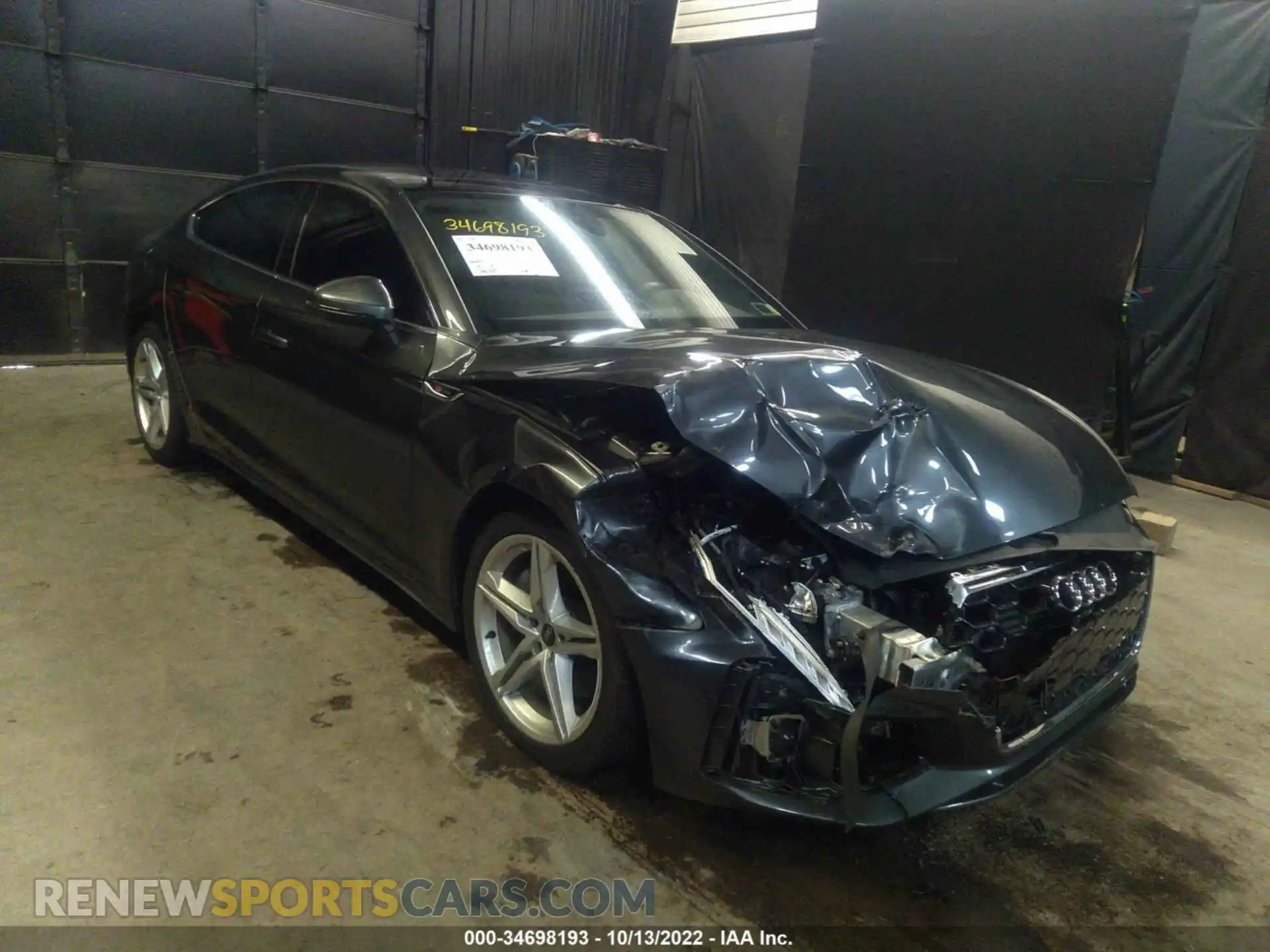 1 fotografías del automóvil dañado WAUFACF56MA042181 AUDI A5 SPORTBACK 2021