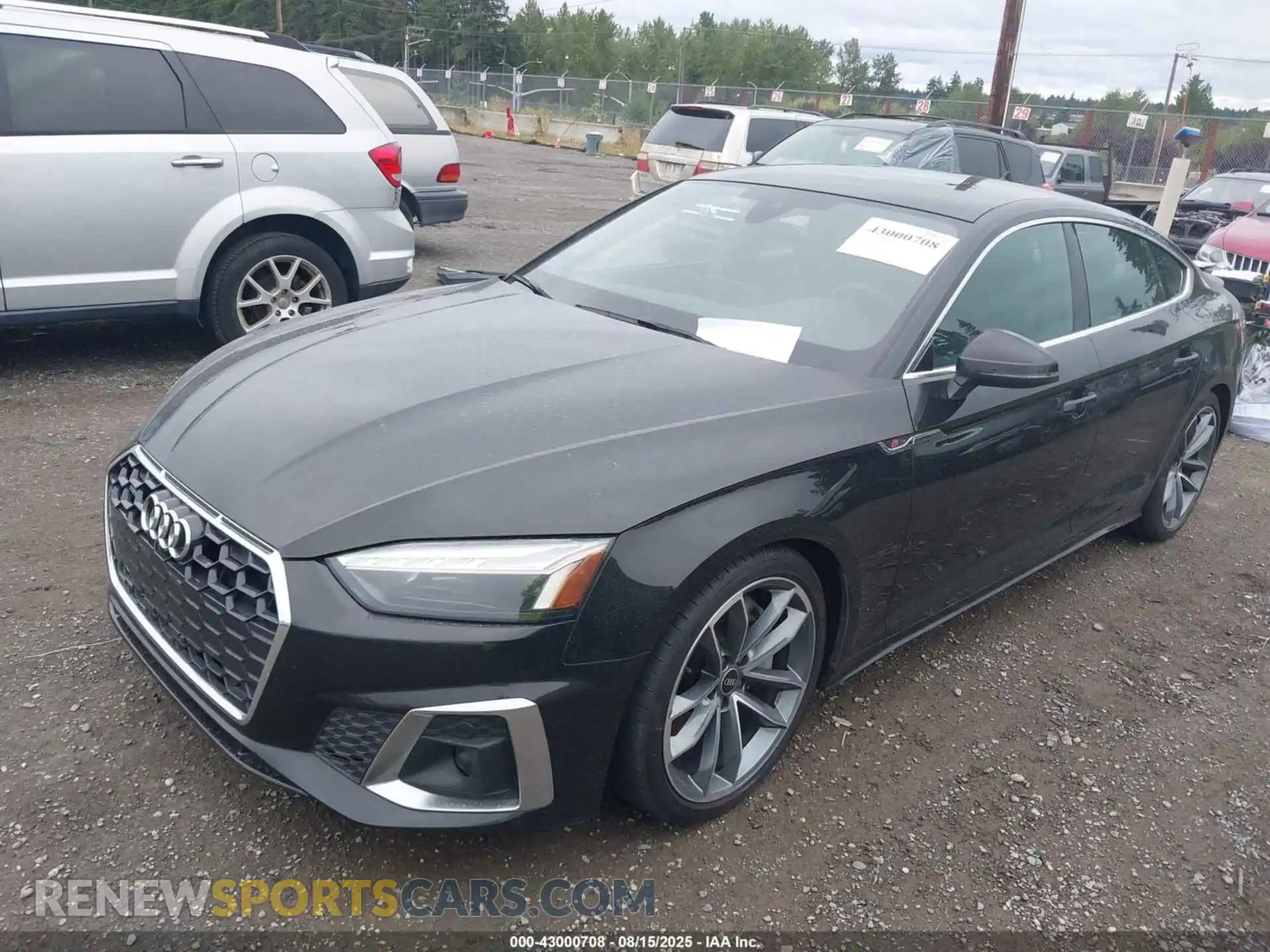 2 fotografías del automóvil dañado WAUFACF5XMA023701 AUDI A5 SPORTBACK 2021