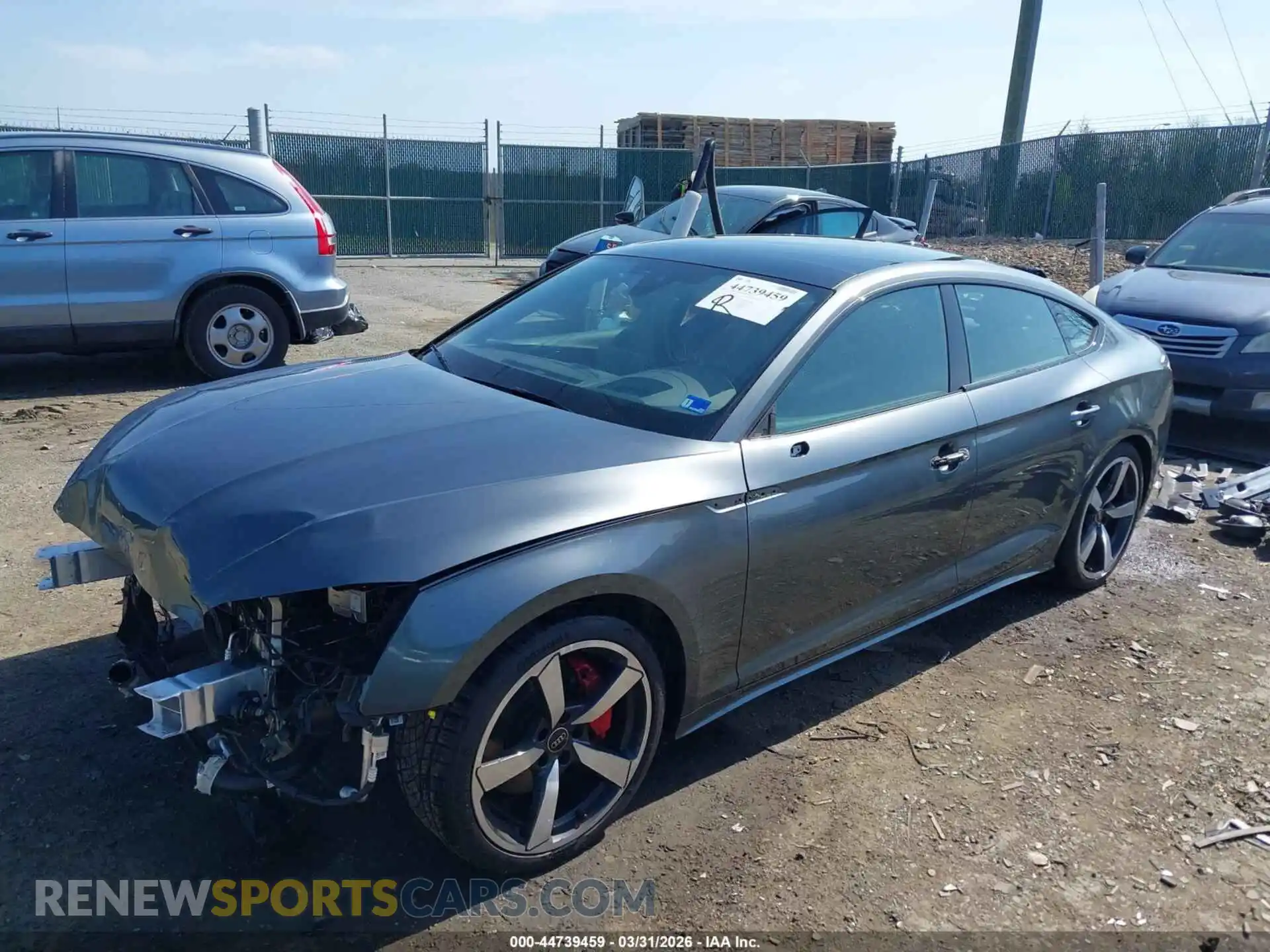 2 Фотография поврежденного автомобиля WAUEACF50PA021620 AUDI A5 SPORTBACK 2023