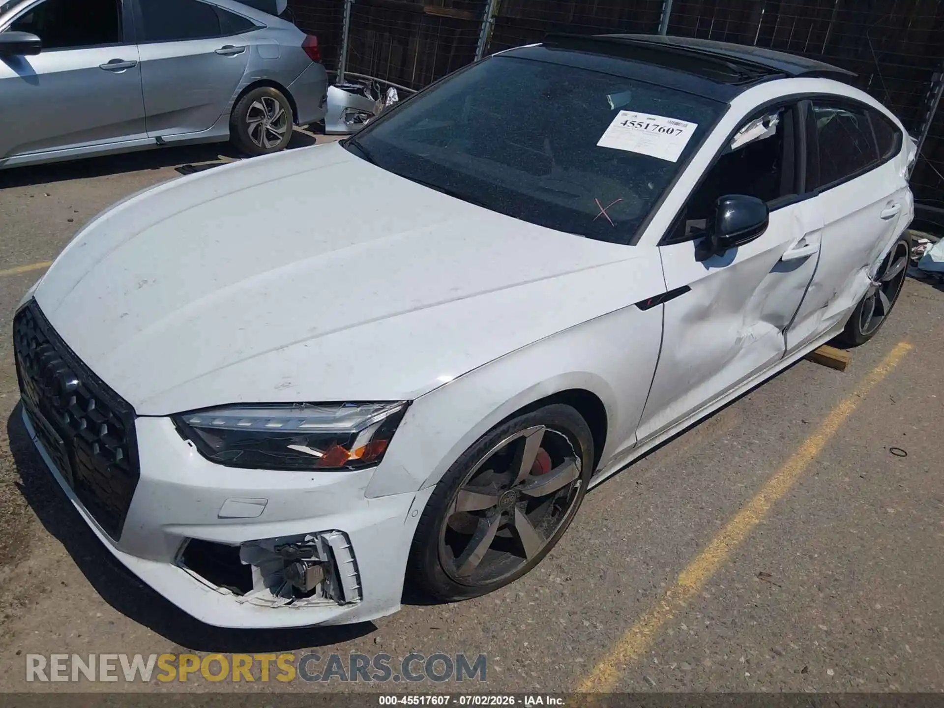 2 Фотография поврежденного автомобиля WAUEACF53PA015861 AUDI A5 SPORTBACK 2023