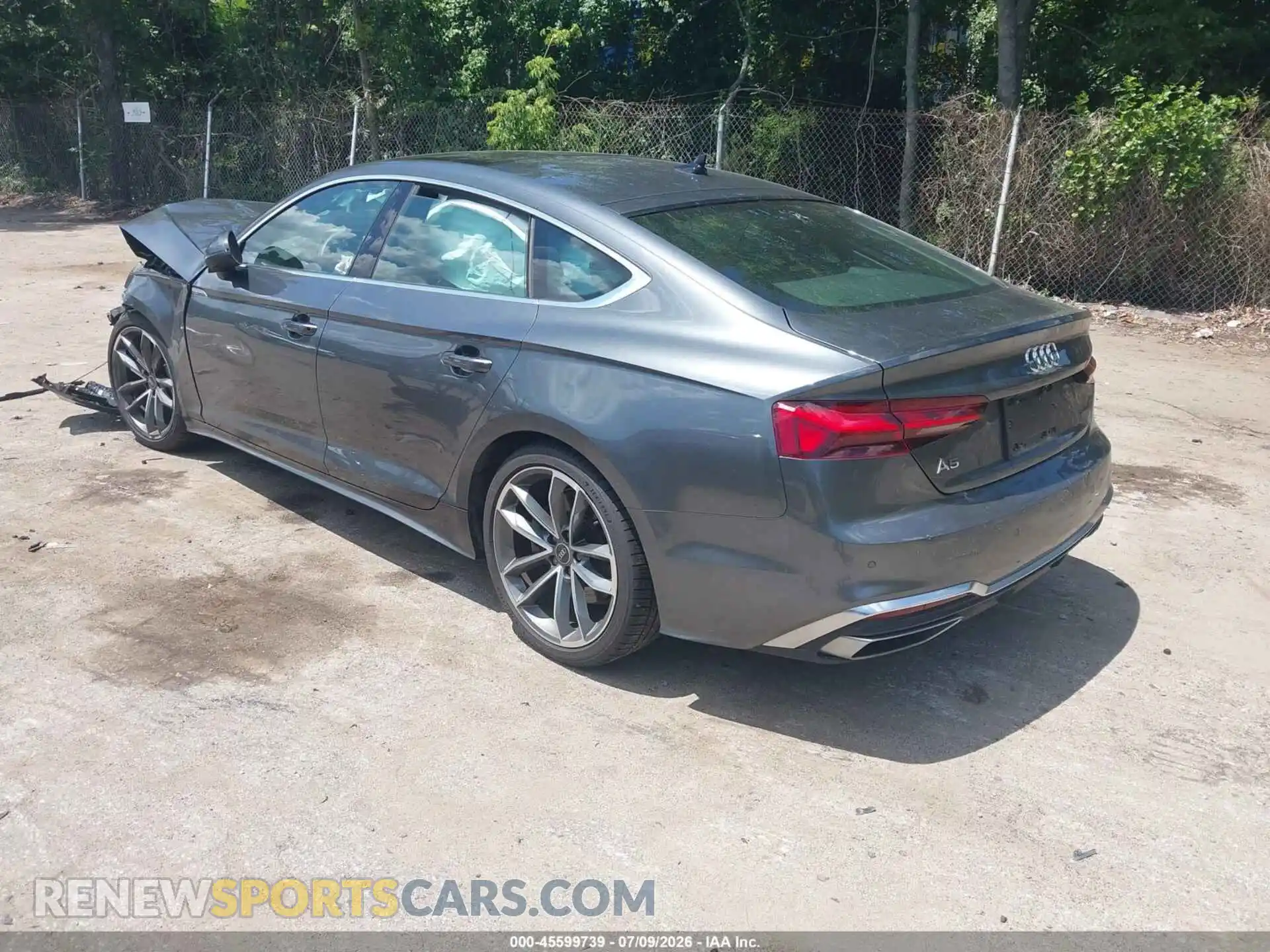 3 Фотография поврежденного автомобиля WAUFACF51PA030847 AUDI A5 SPORTBACK 2023