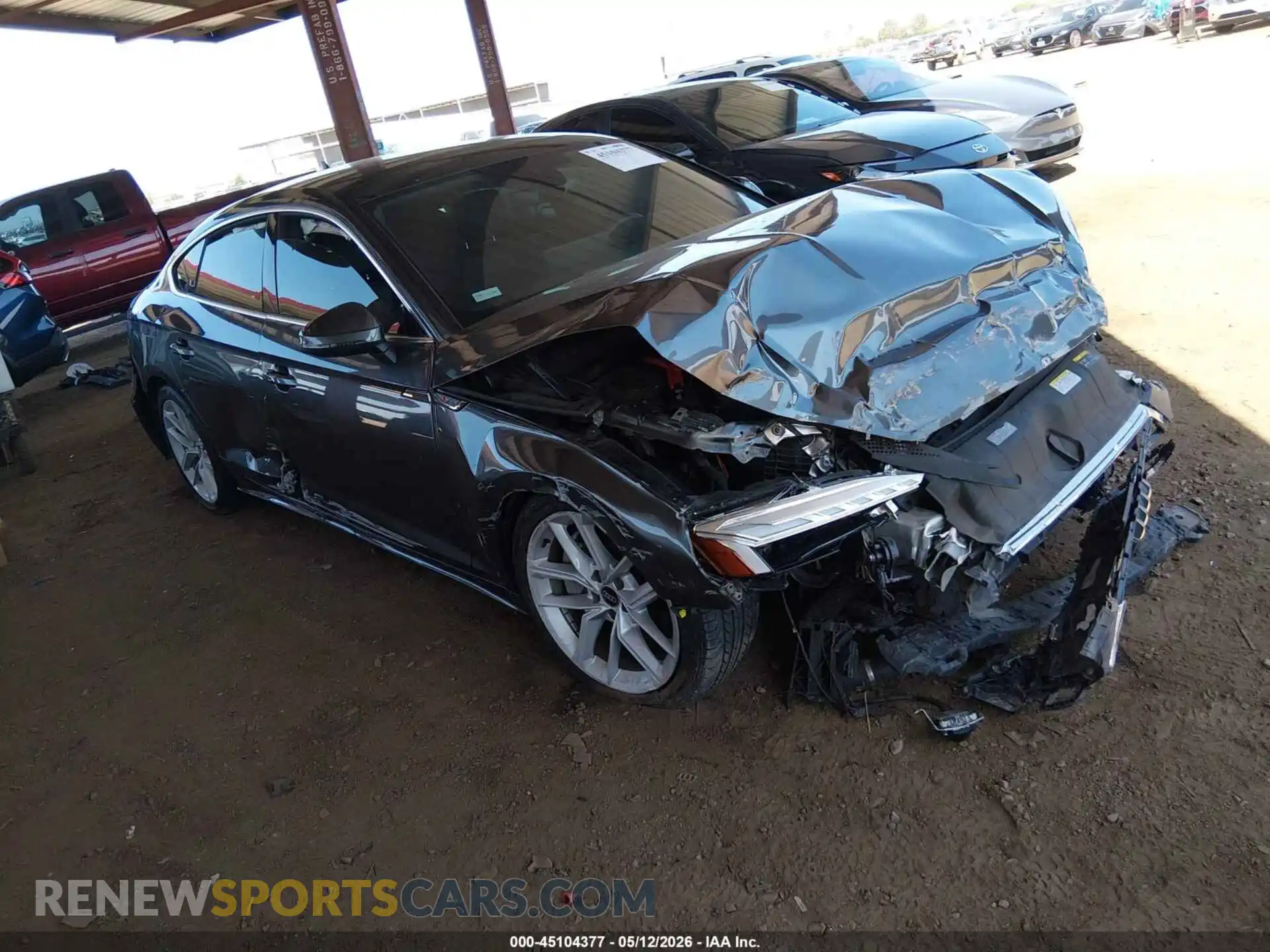 1 Фотография поврежденного автомобиля WAUFACF58PA014614 AUDI A5 SPORTBACK 2023