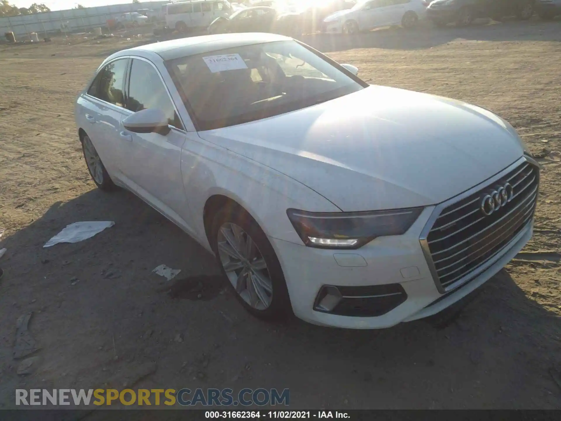 1 Photograph of a damaged car WAUD8AF23KN129426 AUDI A6 2019