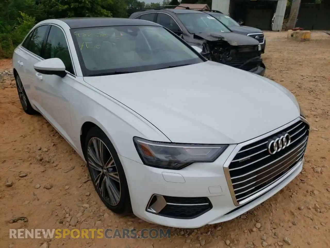 1 Photograph of a damaged car WAUD8AF24KN127149 AUDI A6 2019