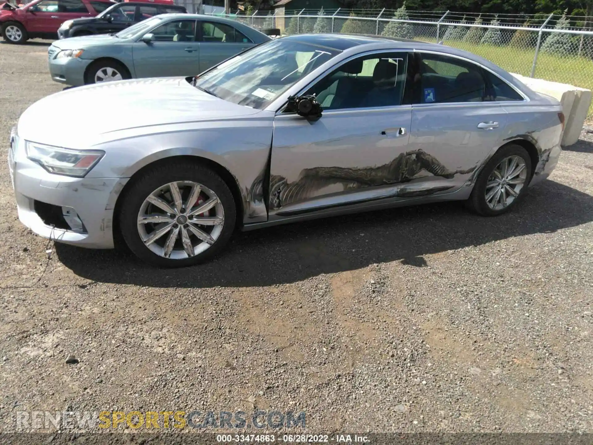2 Photograph of a damaged car WAUD8AF24KN129466 AUDI A6 2019