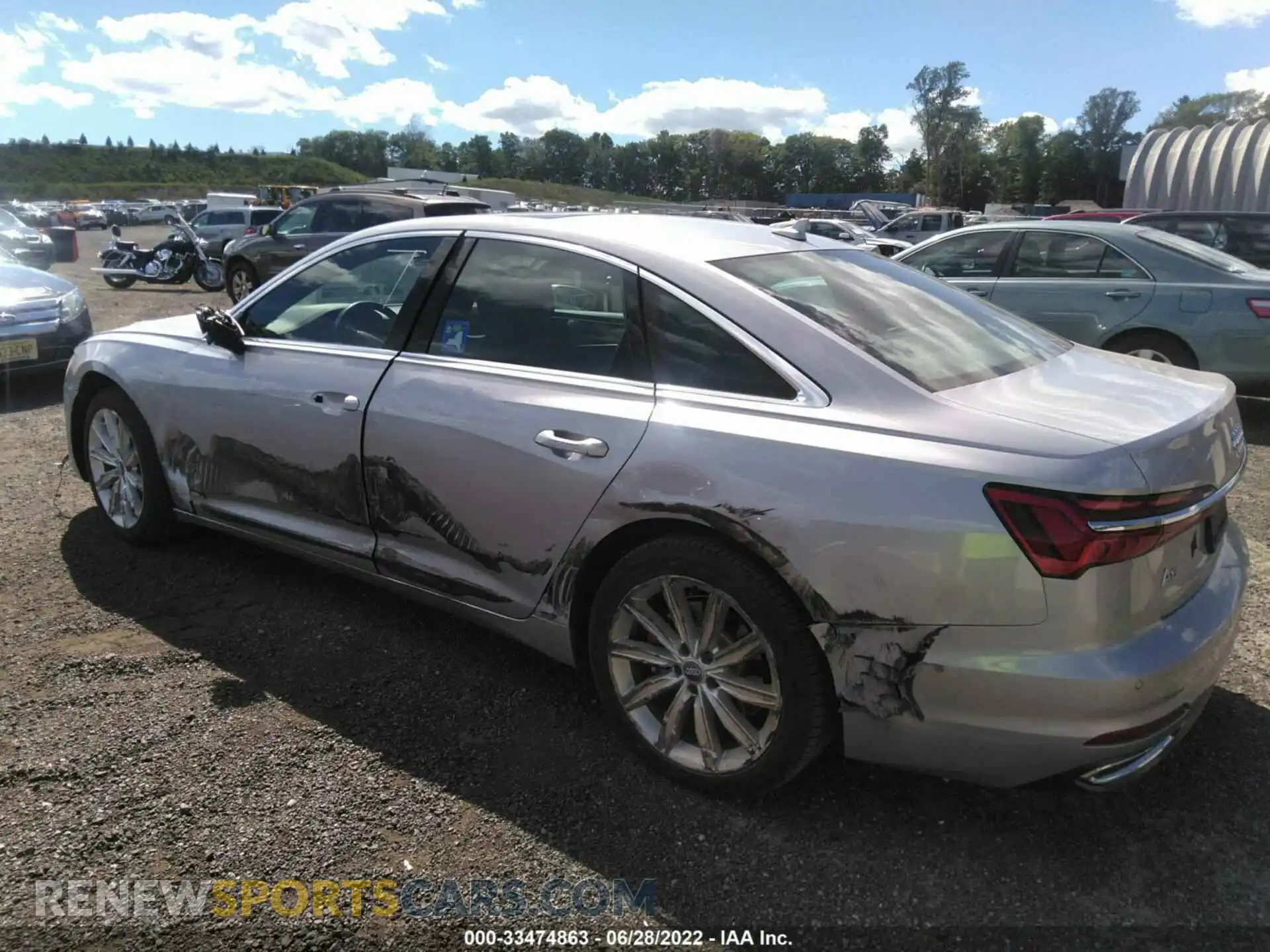 3 Photograph of a damaged car WAUD8AF24KN129466 AUDI A6 2019
