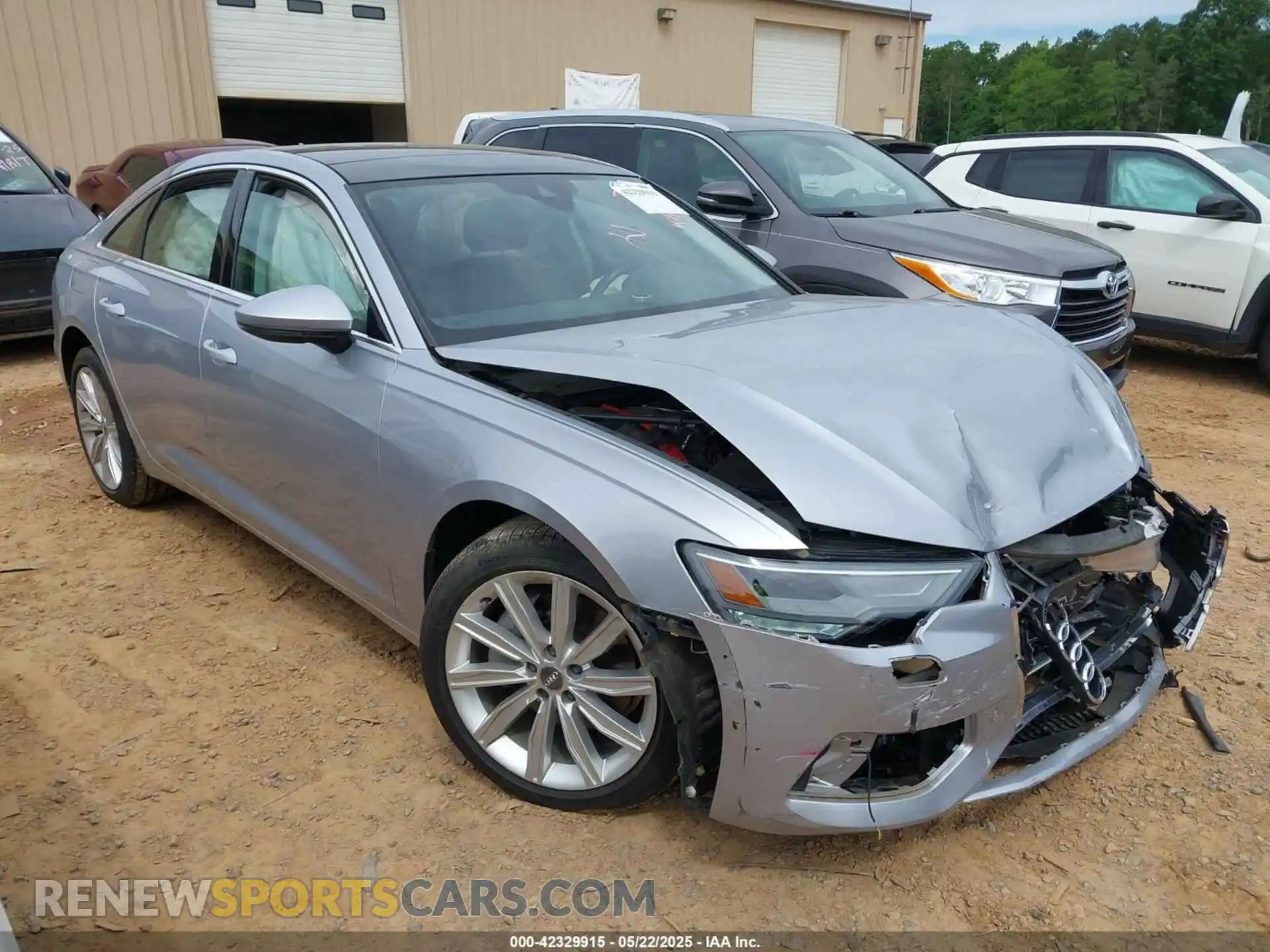 1 Photograph of a damaged car WAUD8AF25KN127502 AUDI A6 2019