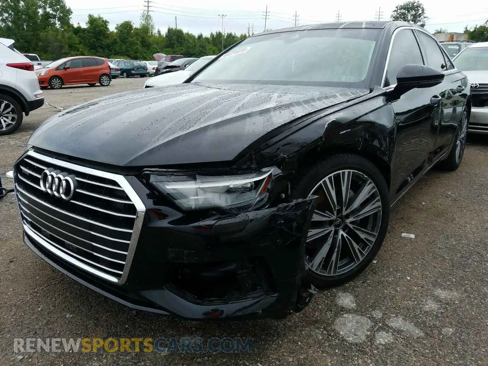 2 Photograph of a damaged car WAUD8AF26KN120641 AUDI A6 2019