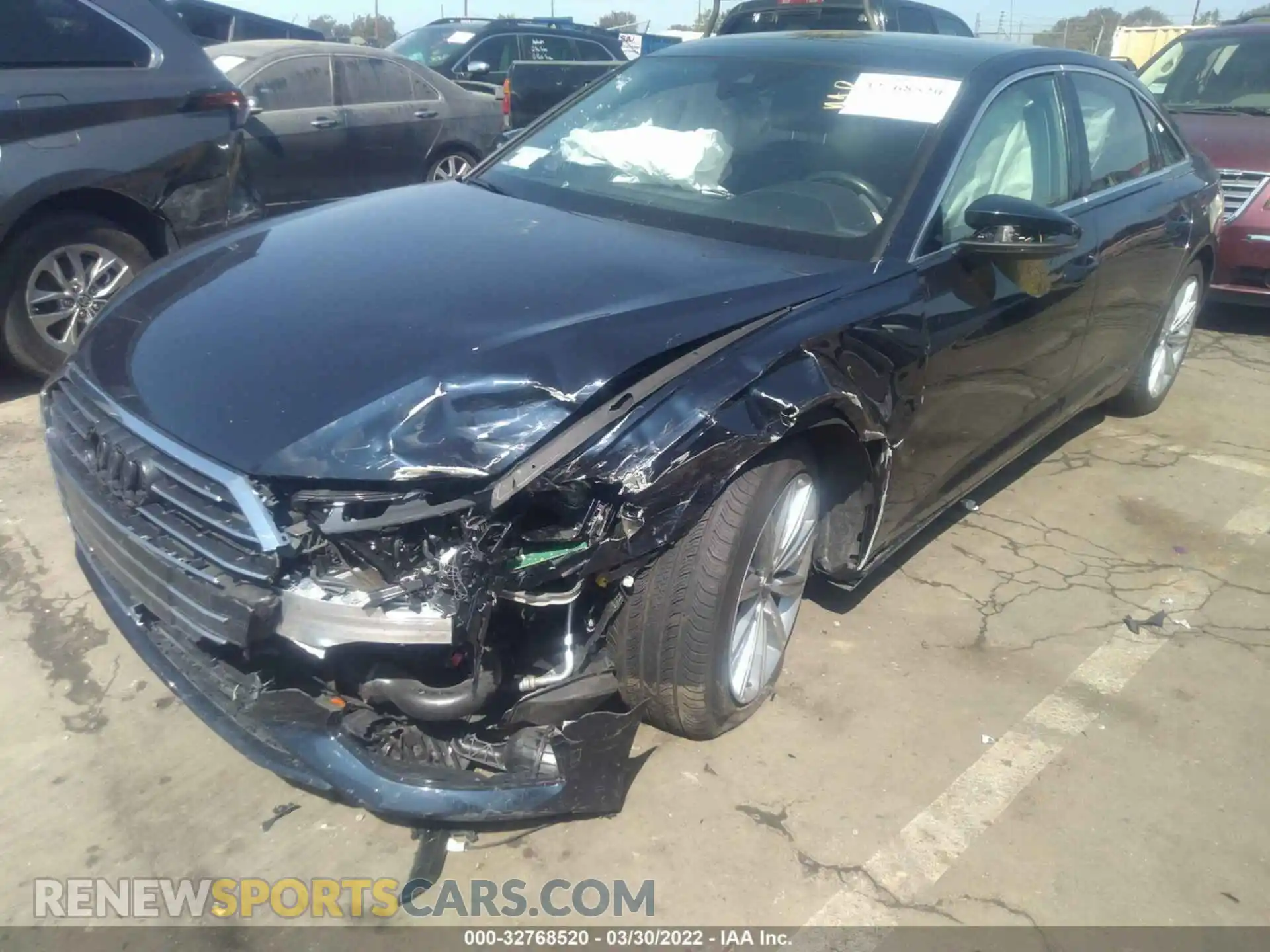 2 Photograph of a damaged car WAUD8AF26KN124026 AUDI A6 2019