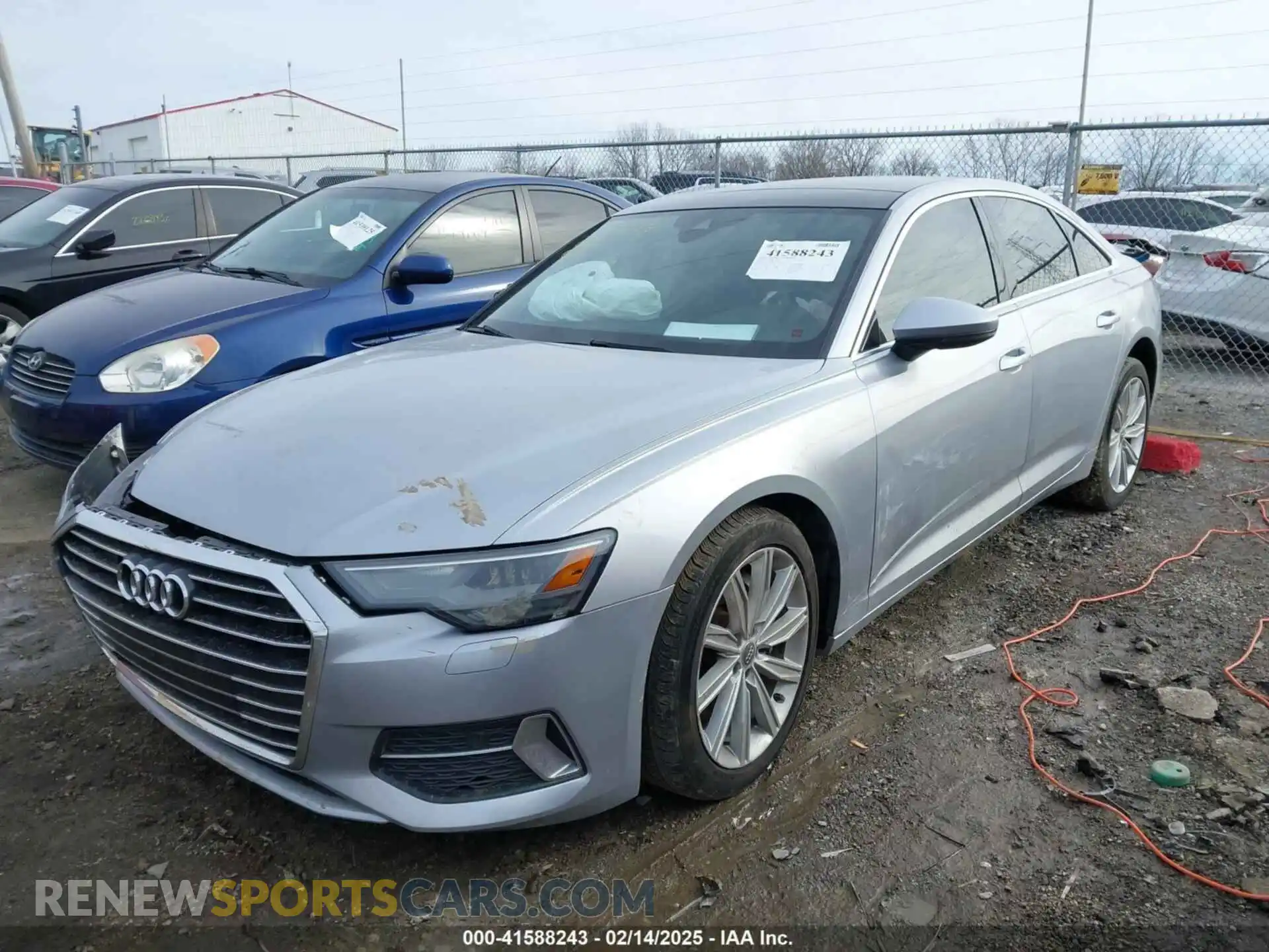 2 Photograph of a damaged car WAUD8AF26KN131977 AUDI A6 2019