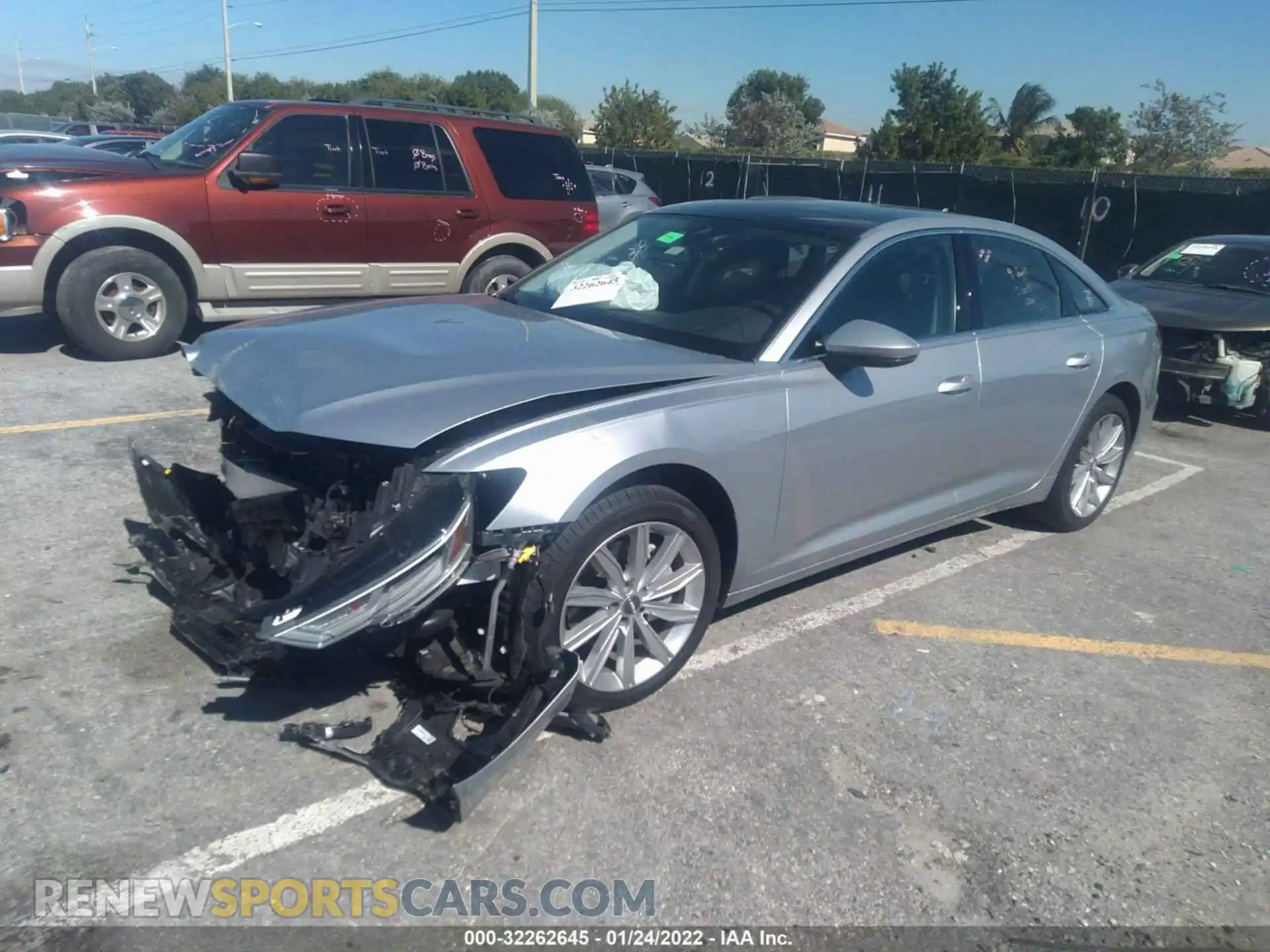 2 Photograph of a damaged car WAUD8AF27KN125346 AUDI A6 2019
