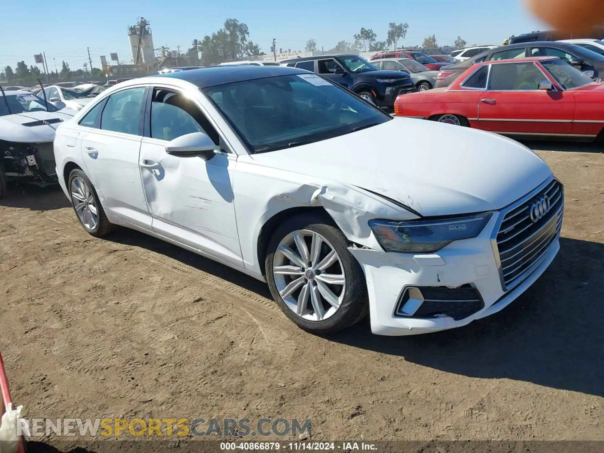 1 Photograph of a damaged car WAUD8AF2XKN121405 AUDI A6 2019