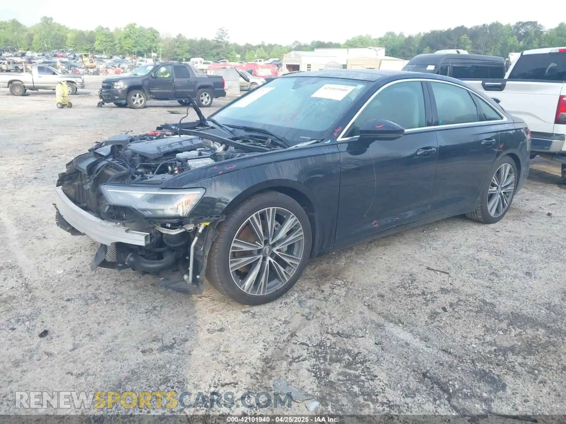 2 Photograph of a damaged car WAUD8AF2XKN121887 AUDI A6 2019