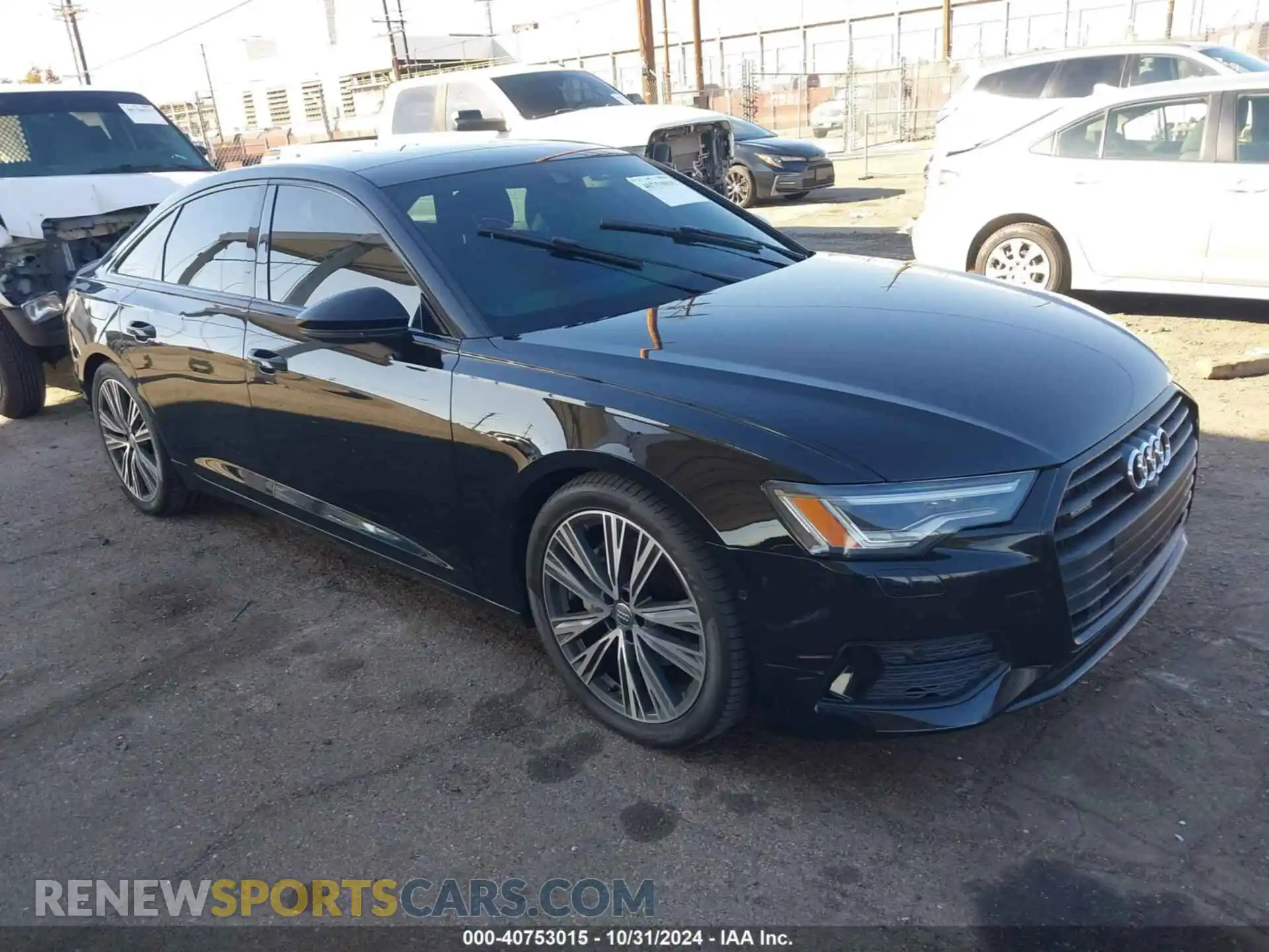 1 Photograph of a damaged car WAUE8AF22KN124030 AUDI A6 2019