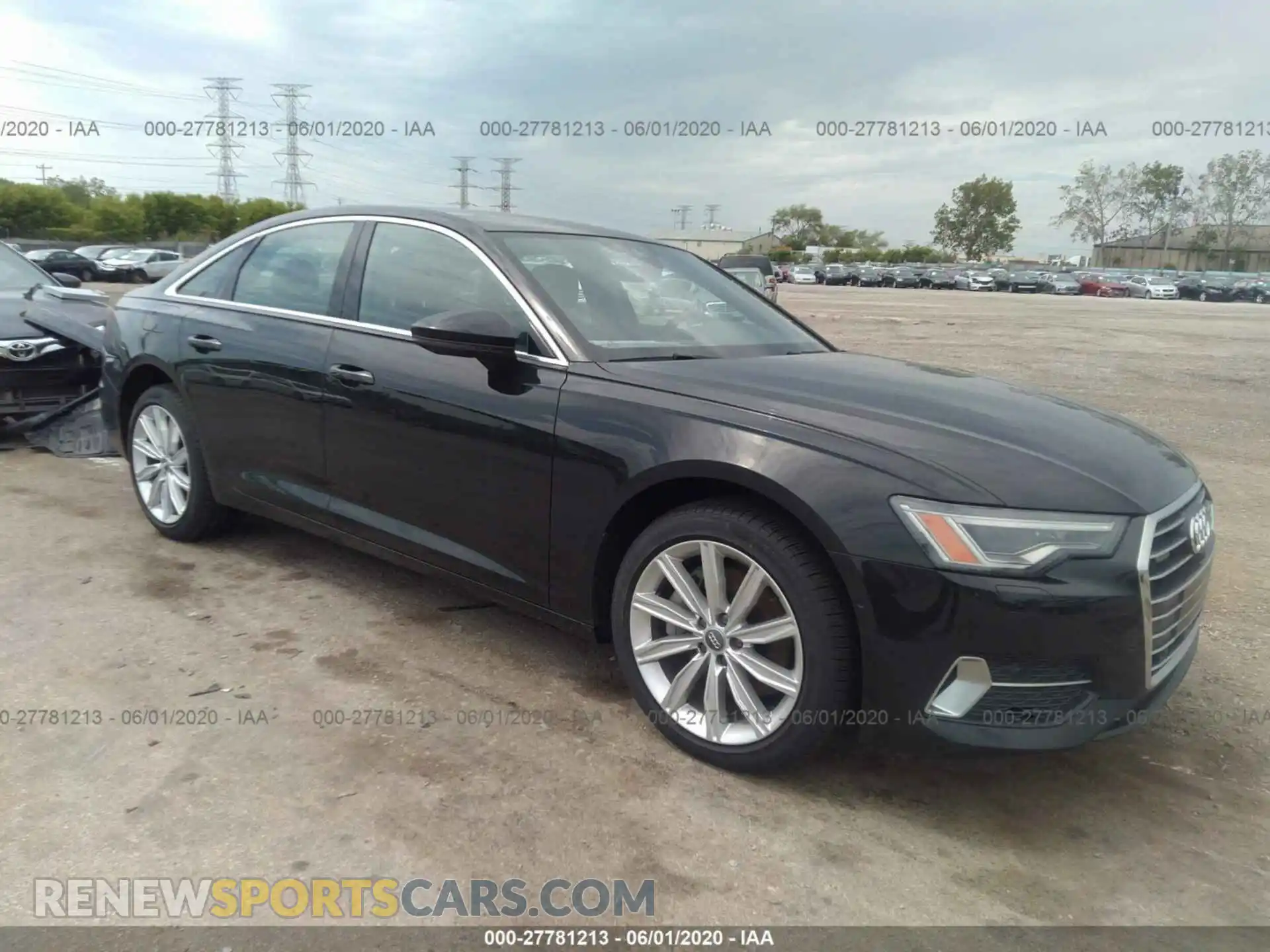 1 Photograph of a damaged car WAUE8AF24KN116737 AUDI A6 2019
