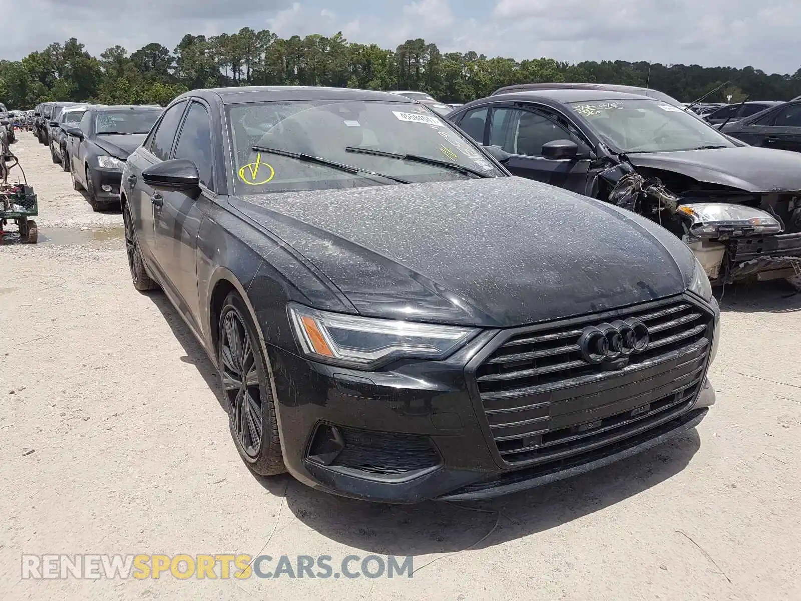 1 Photograph of a damaged car WAUE8AF24KN119511 AUDI A6 2019