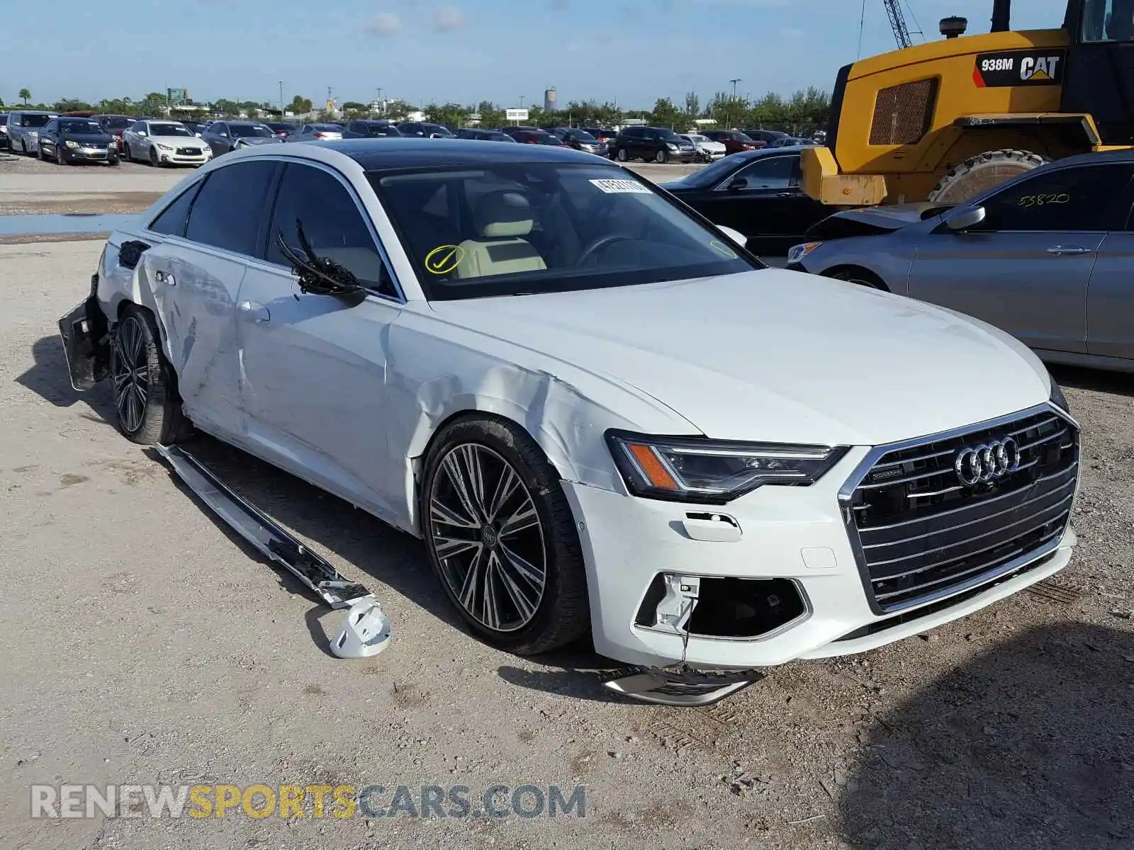 1 Photograph of a damaged car WAUE8AF25KN119145 AUDI A6 2019