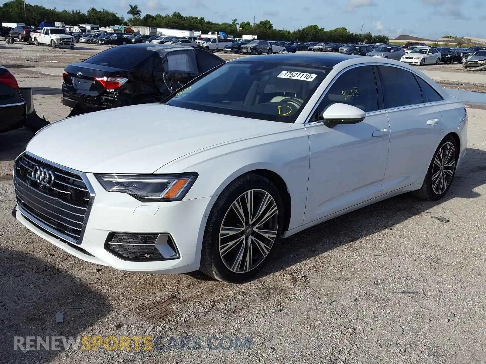 2 Photograph of a damaged car WAUE8AF25KN119145 AUDI A6 2019