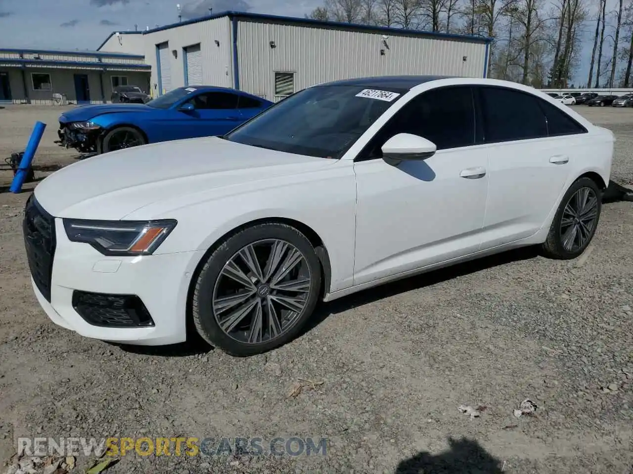 1 Photograph of a damaged car WAUE8AF27KN118076 AUDI A6 2019