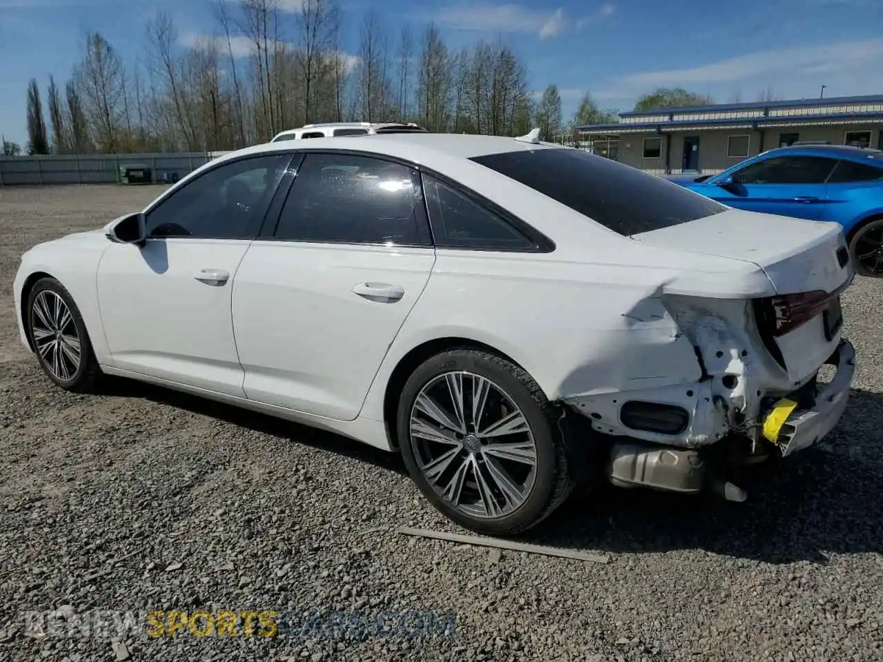 2 Photograph of a damaged car WAUE8AF27KN118076 AUDI A6 2019