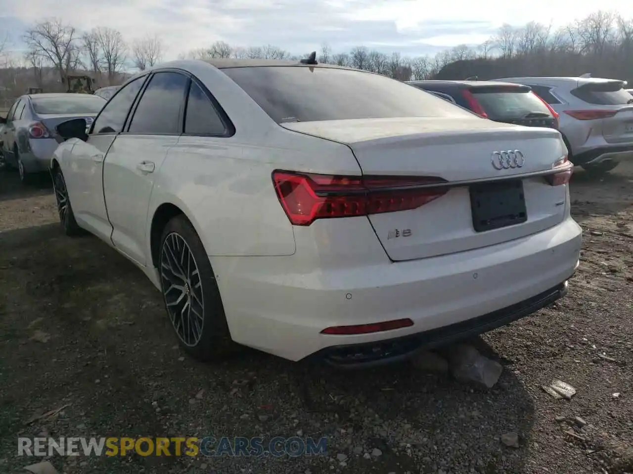 3 Photograph of a damaged car WAUE8AF28KN118636 AUDI A6 2019