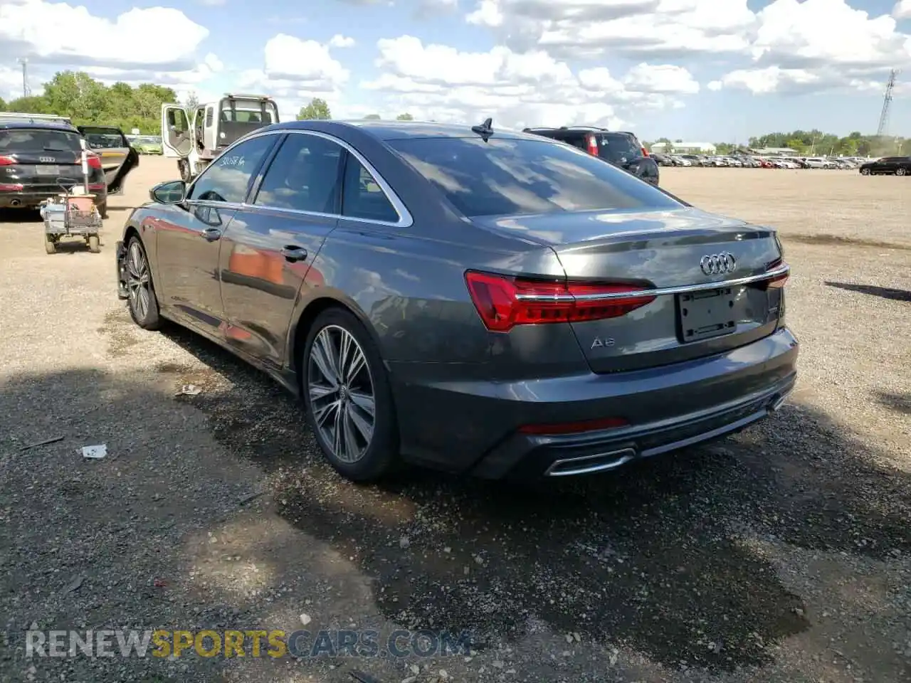 3 Photograph of a damaged car WAUK2AF20KN019104 AUDI A6 2019