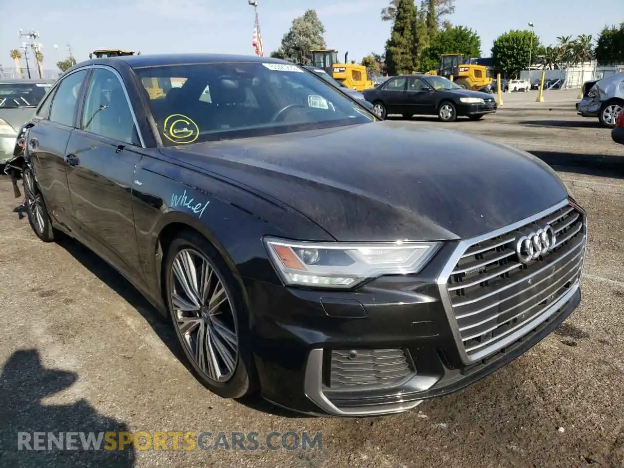 1 Photograph of a damaged car WAUK2AF20KN058047 AUDI A6 2019