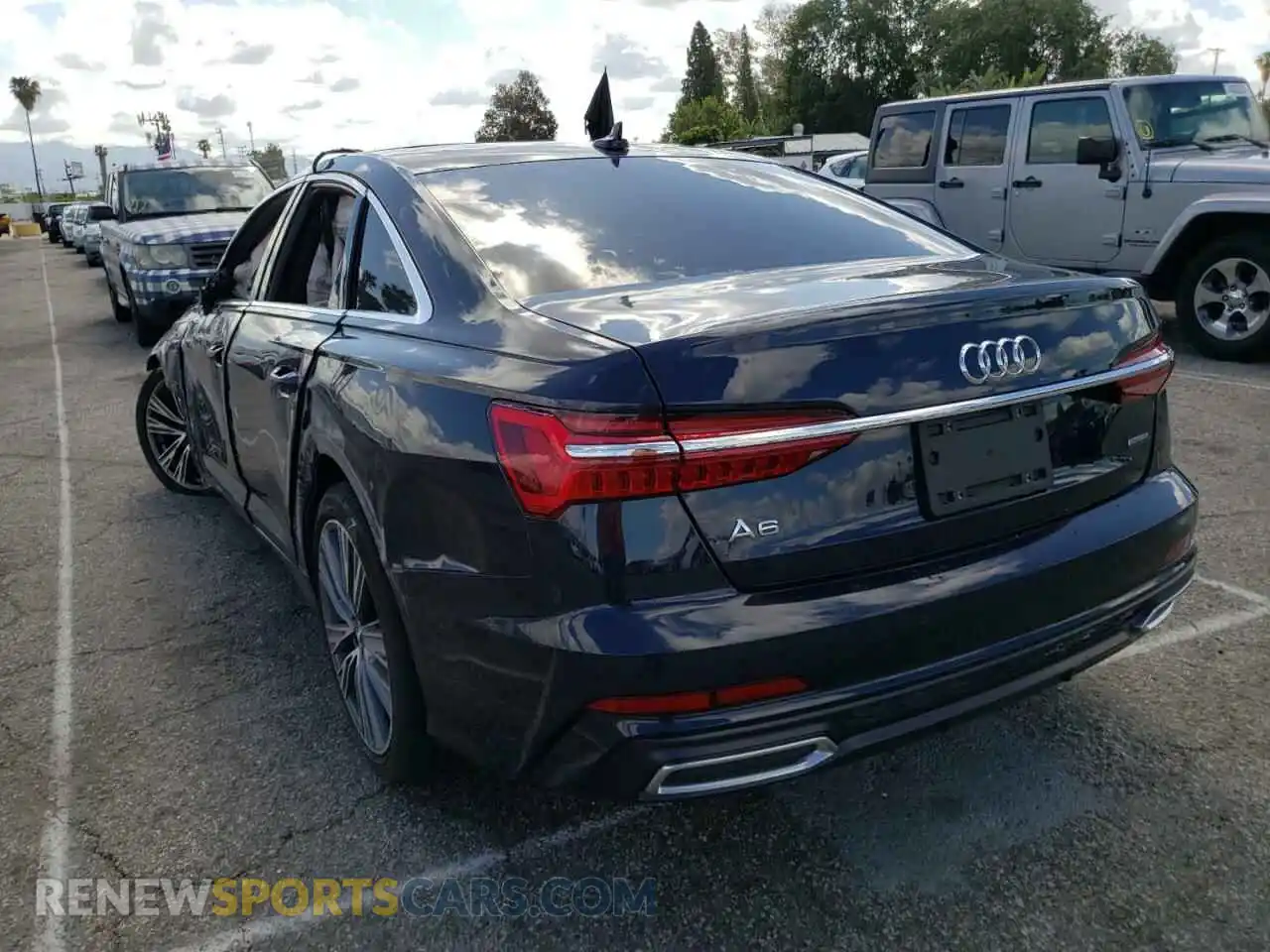3 Фотография поврежденного автомобиля WAUK2AF20KN085314 AUDI A6 2019