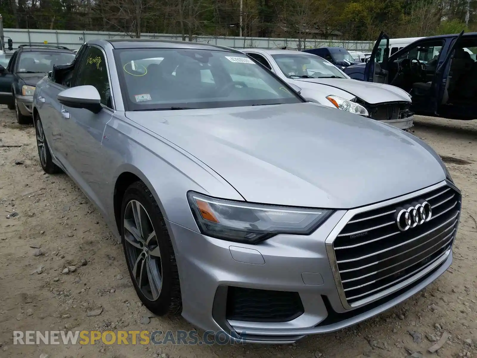 1 Photograph of a damaged car WAUK2AF20KN086480 AUDI A6 2019