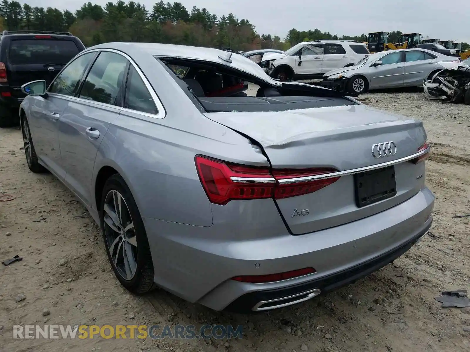 3 Photograph of a damaged car WAUK2AF20KN086480 AUDI A6 2019