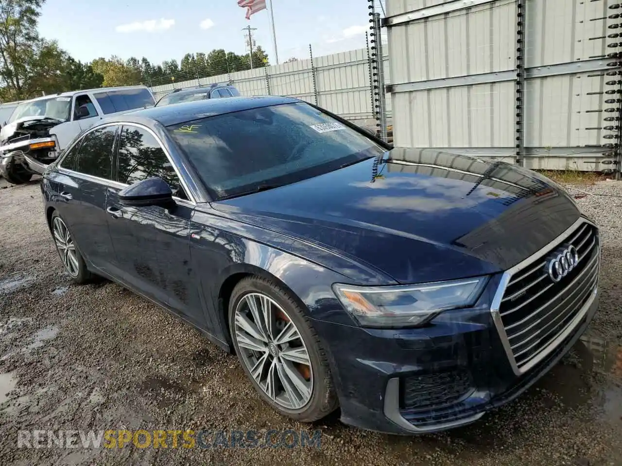 1 Photograph of a damaged car WAUK2AF20KN094997 AUDI A6 2019