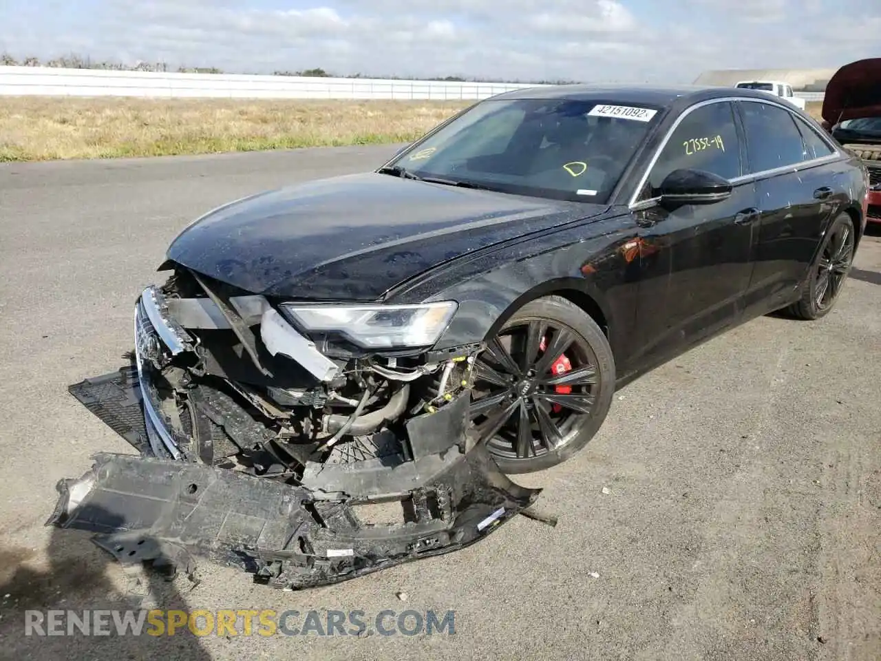2 Photograph of a damaged car WAUK2AF24KN034012 AUDI A6 2019