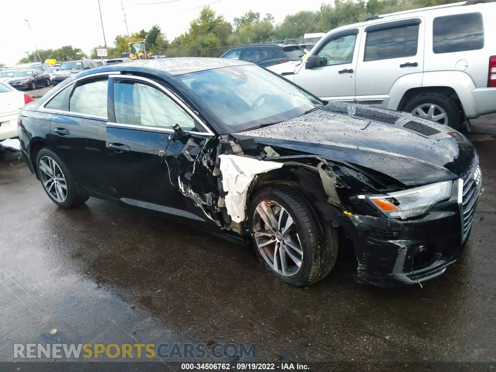 1 Photograph of a damaged car WAUK2AF26KN080554 AUDI A6 2019