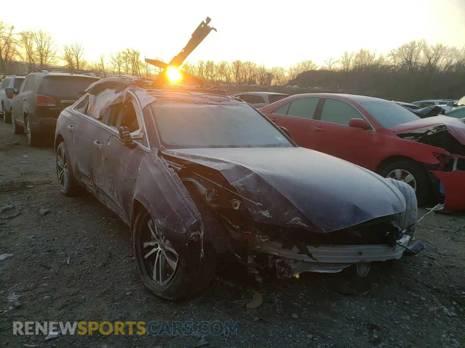 1 Photograph of a damaged car WAUK2AF2XKN075891 AUDI A6 2019