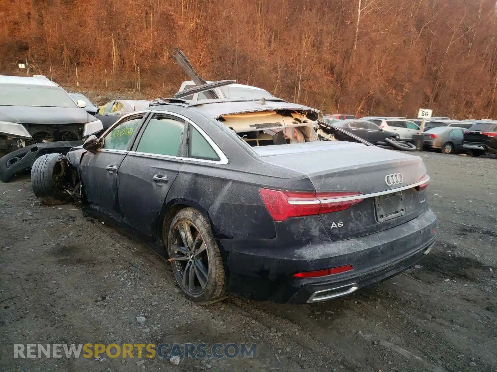 3 Photograph of a damaged car WAUK2AF2XKN075891 AUDI A6 2019