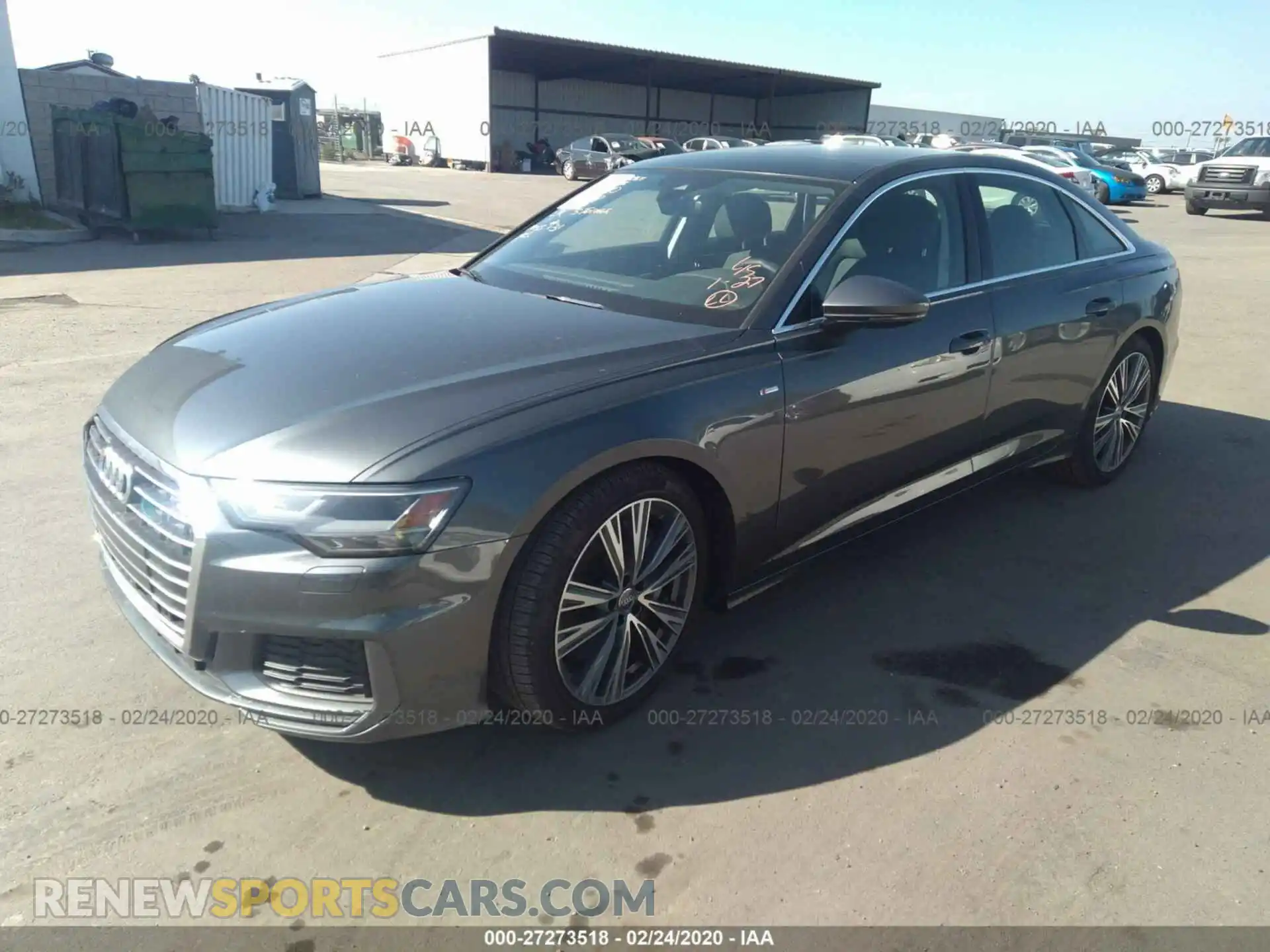2 Photograph of a damaged car WAUK2AF2XKN118660 AUDI A6 2019