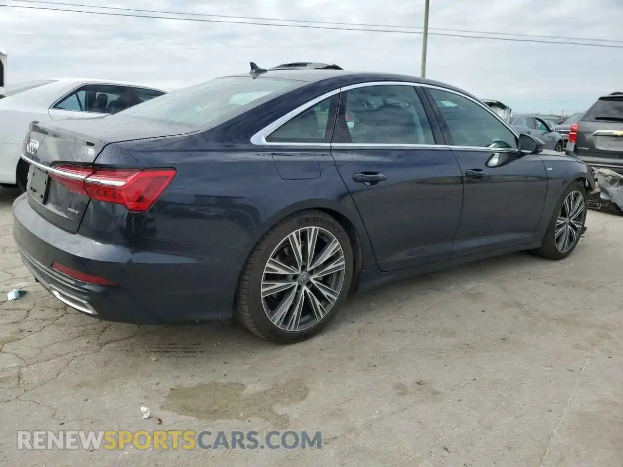3 fotografías del automóvil dañado WAUL2AF20KN061597 AUDI A6 2019