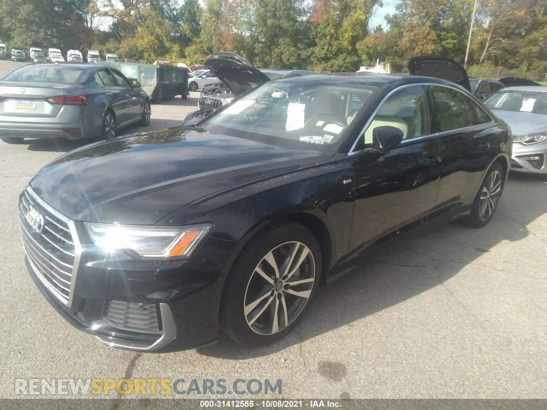 2 Photograph of a damaged car WAUL2AF20KN083955 AUDI A6 2019