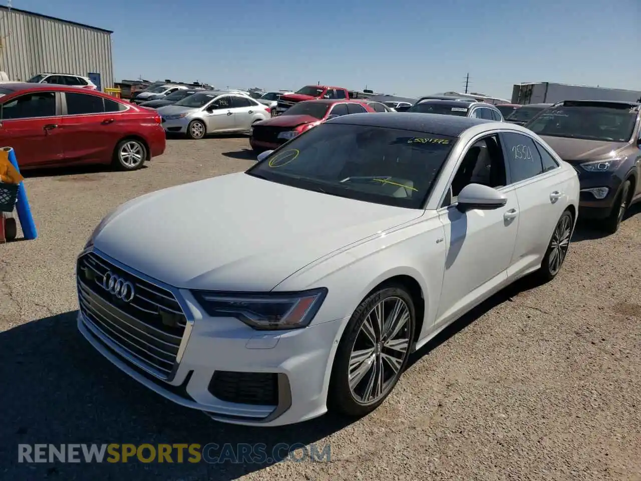 2 Photograph of a damaged car WAUL2AF21KN026602 AUDI A6 2019
