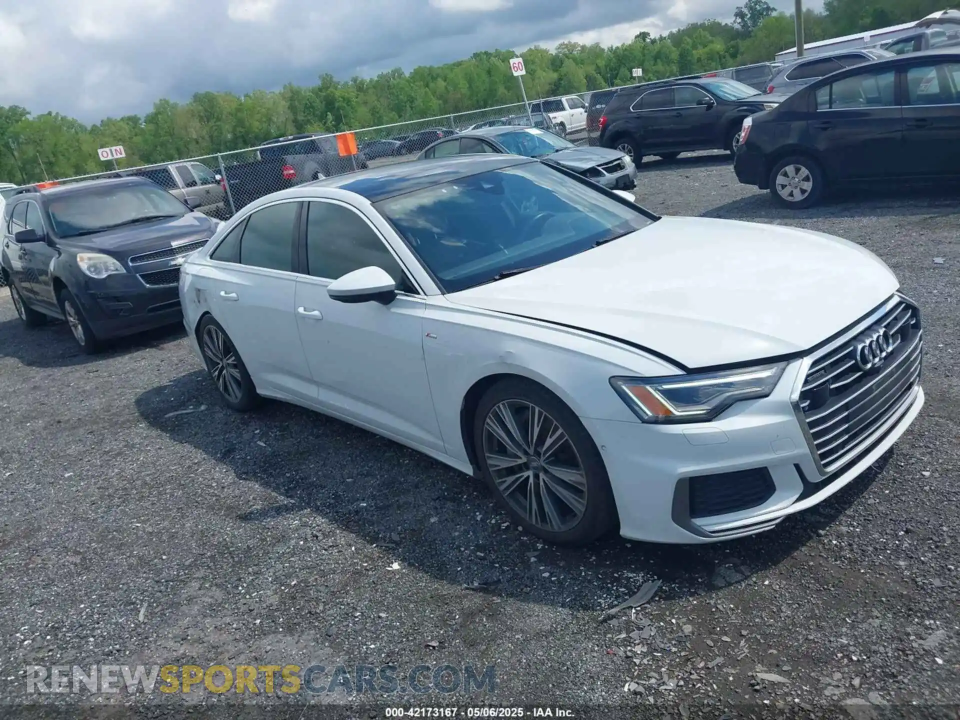 1 Photograph of a damaged car WAUL2AF21KN026776 AUDI A6 2019
