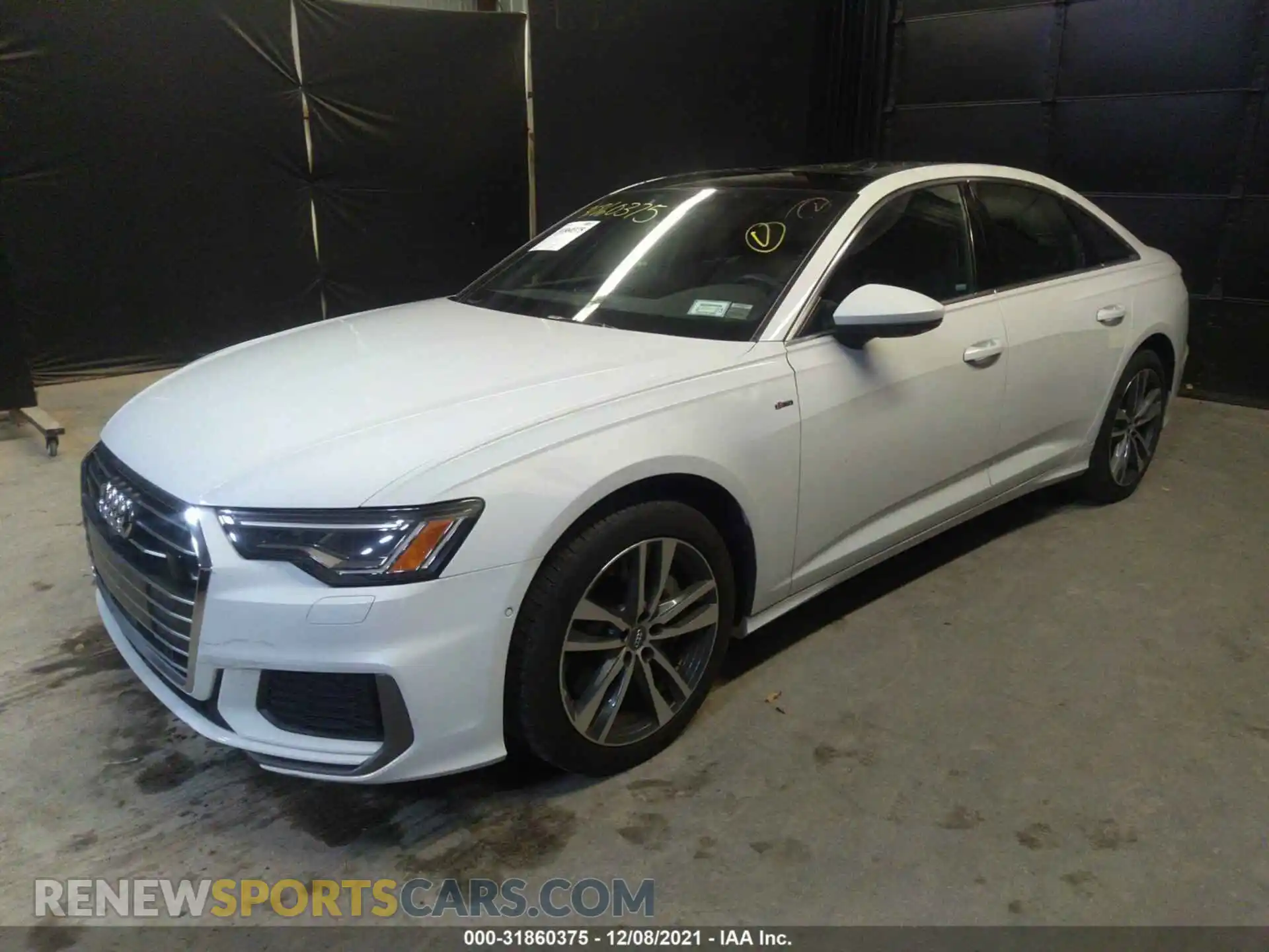 2 Photograph of a damaged car WAUL2AF21KN054366 AUDI A6 2019