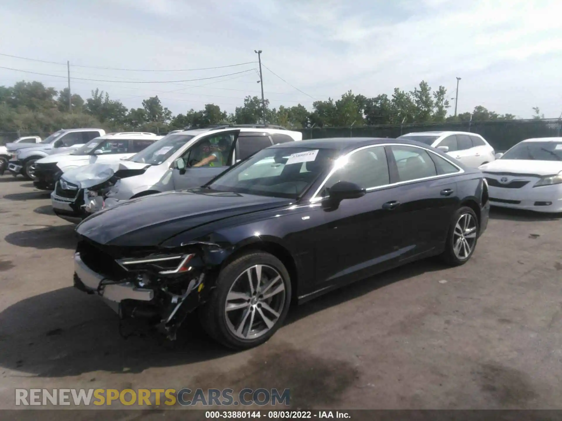 2 Photograph of a damaged car WAUL2AF21KN059051 AUDI A6 2019